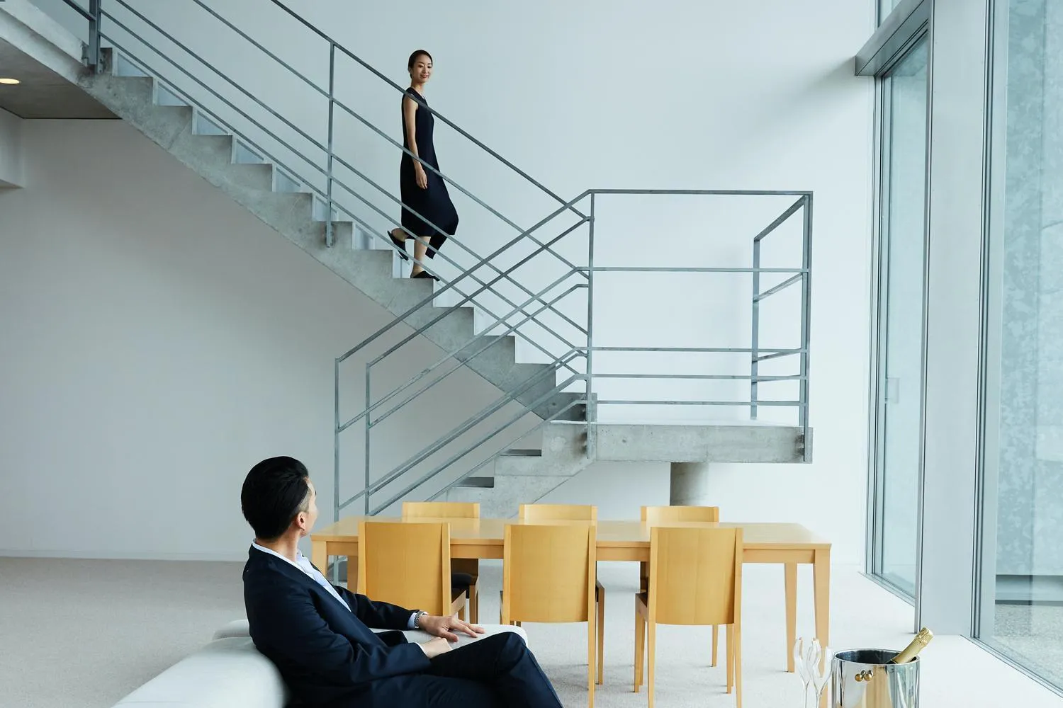 Living room in SETOUCHI RETREAT by Onko Chishin