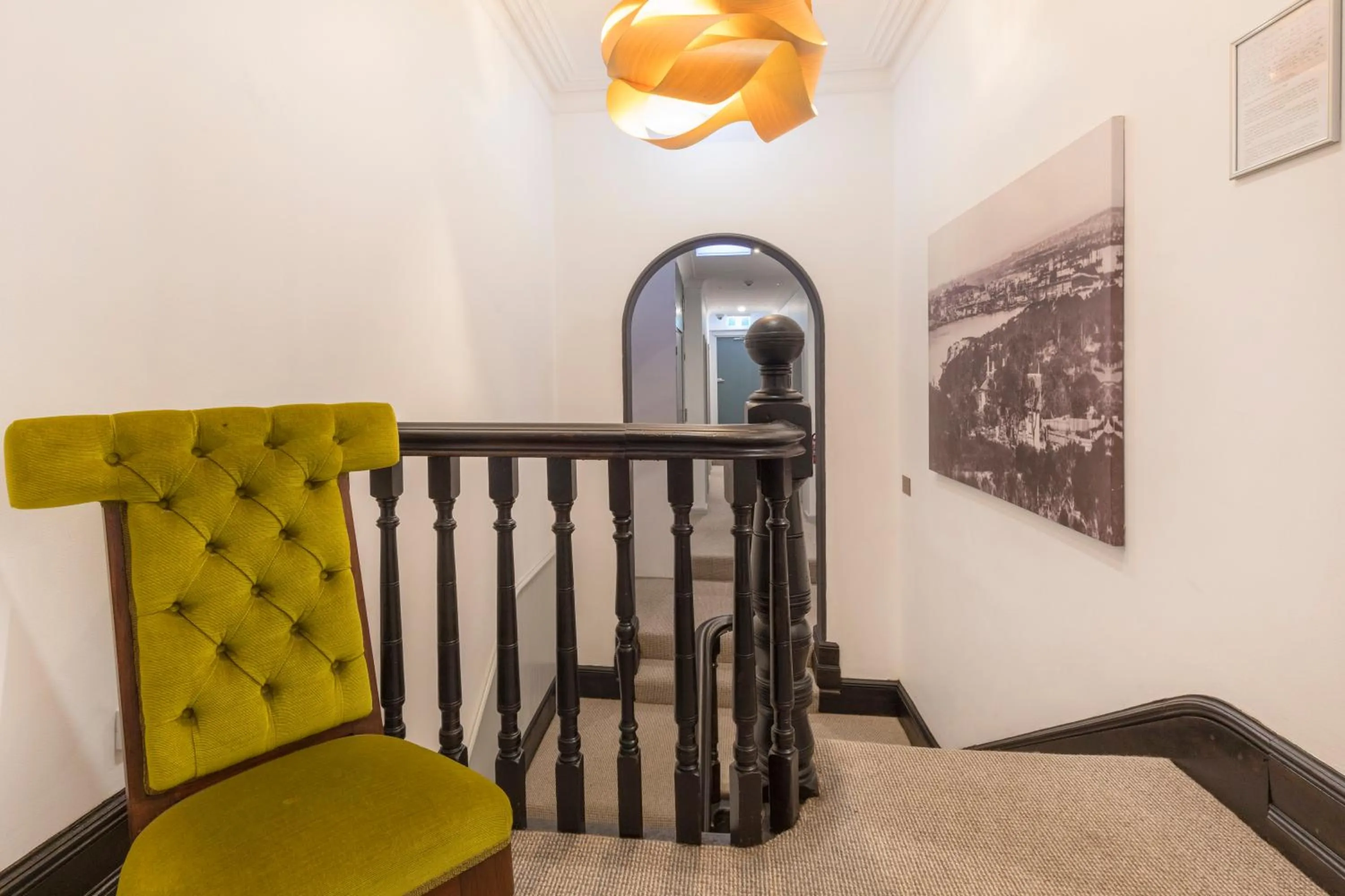 Seating area in Dalziel Lodge