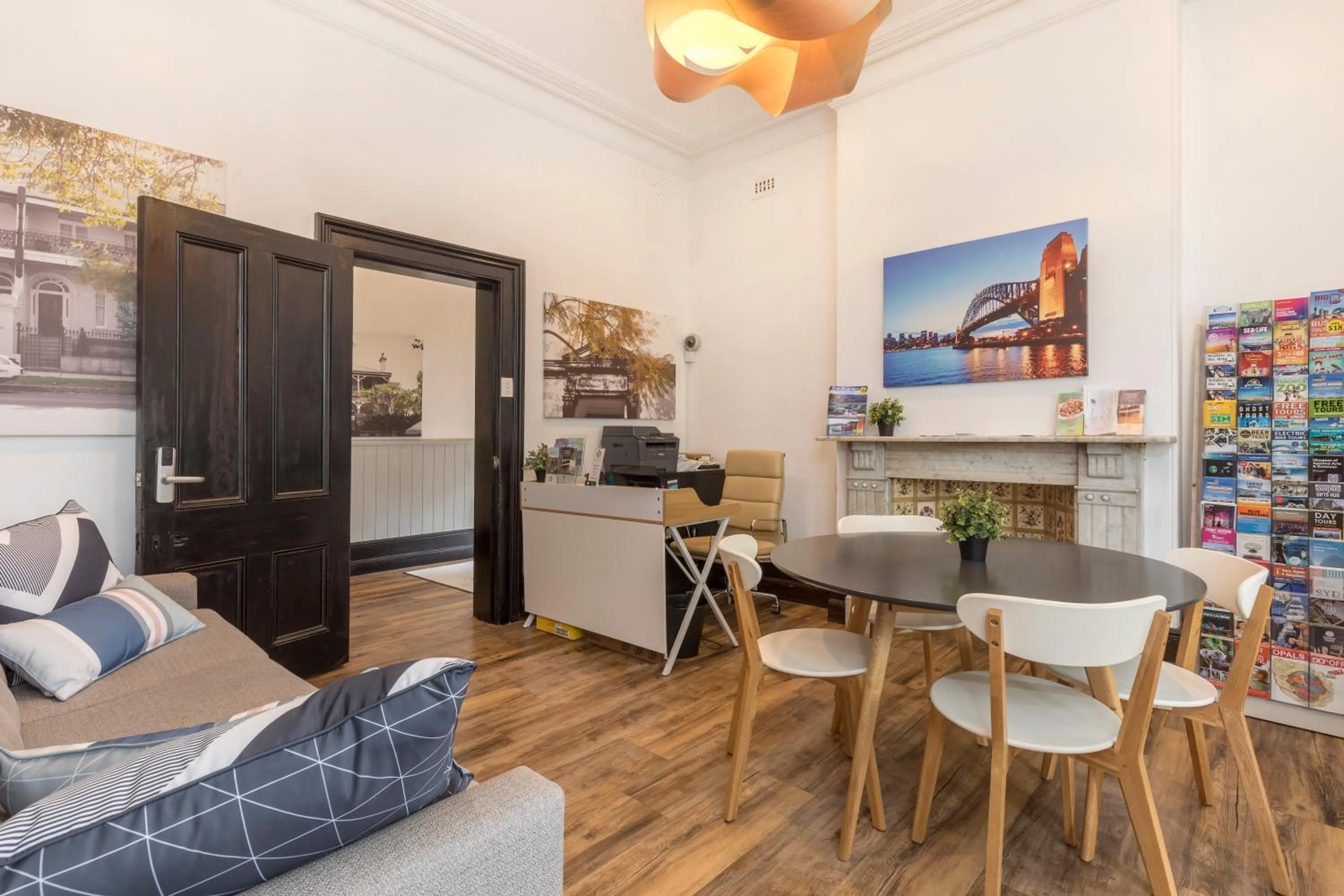 Living room in Dalziel Lodge