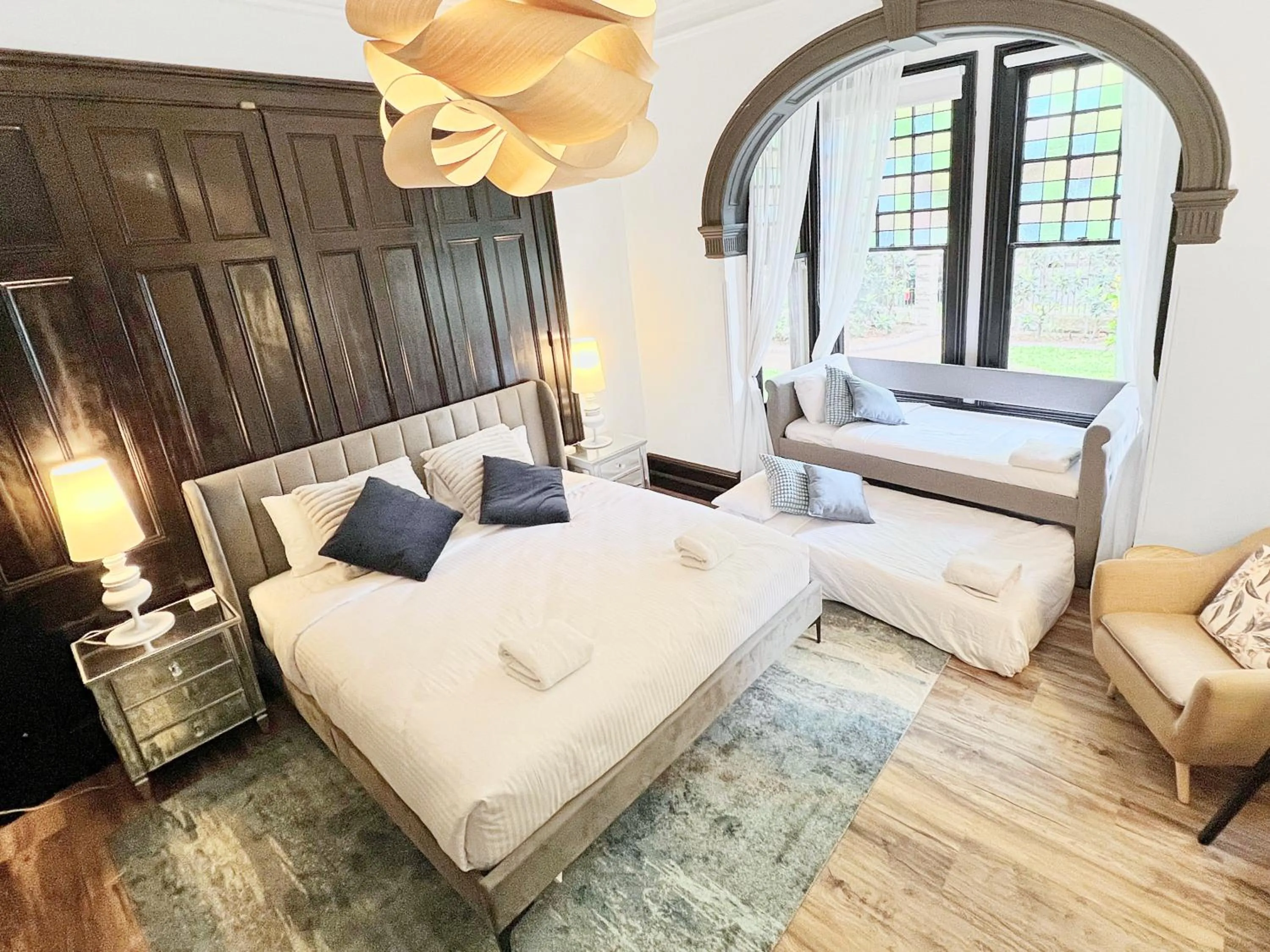 Bed in Dalziel Lodge