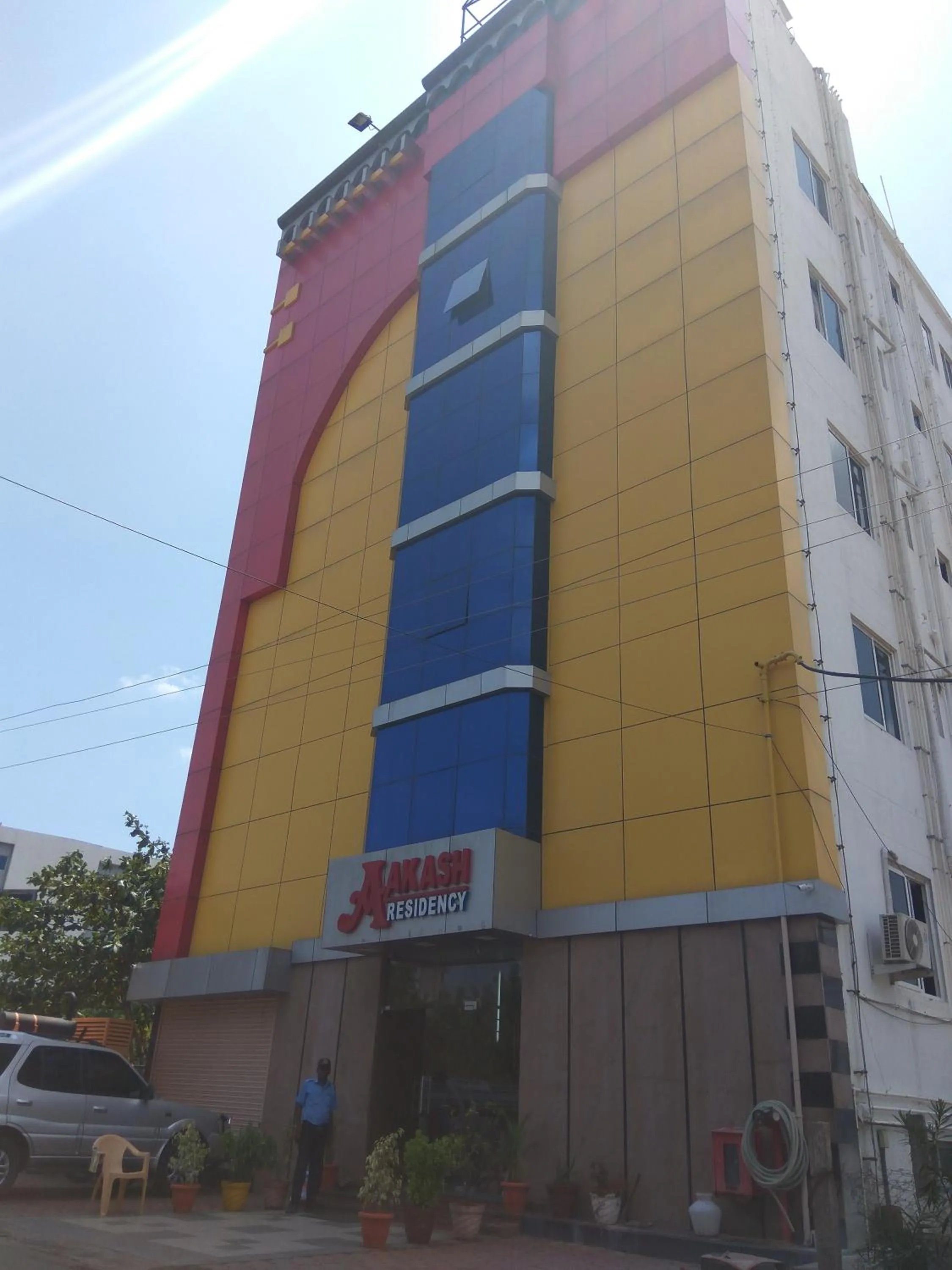 Property building in Aakash Residency