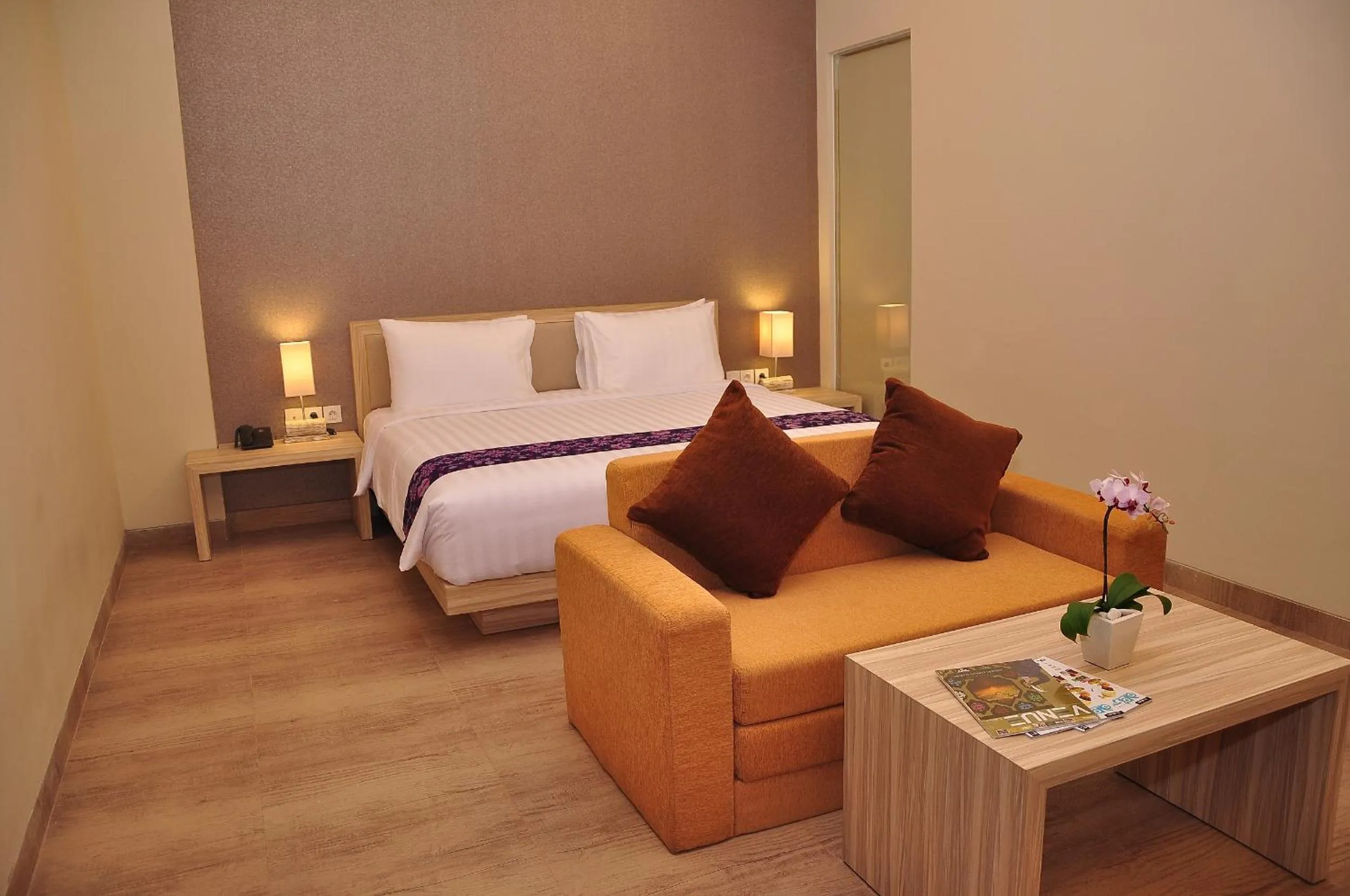 Bedroom, Bed in The Evitel Resort Ubud