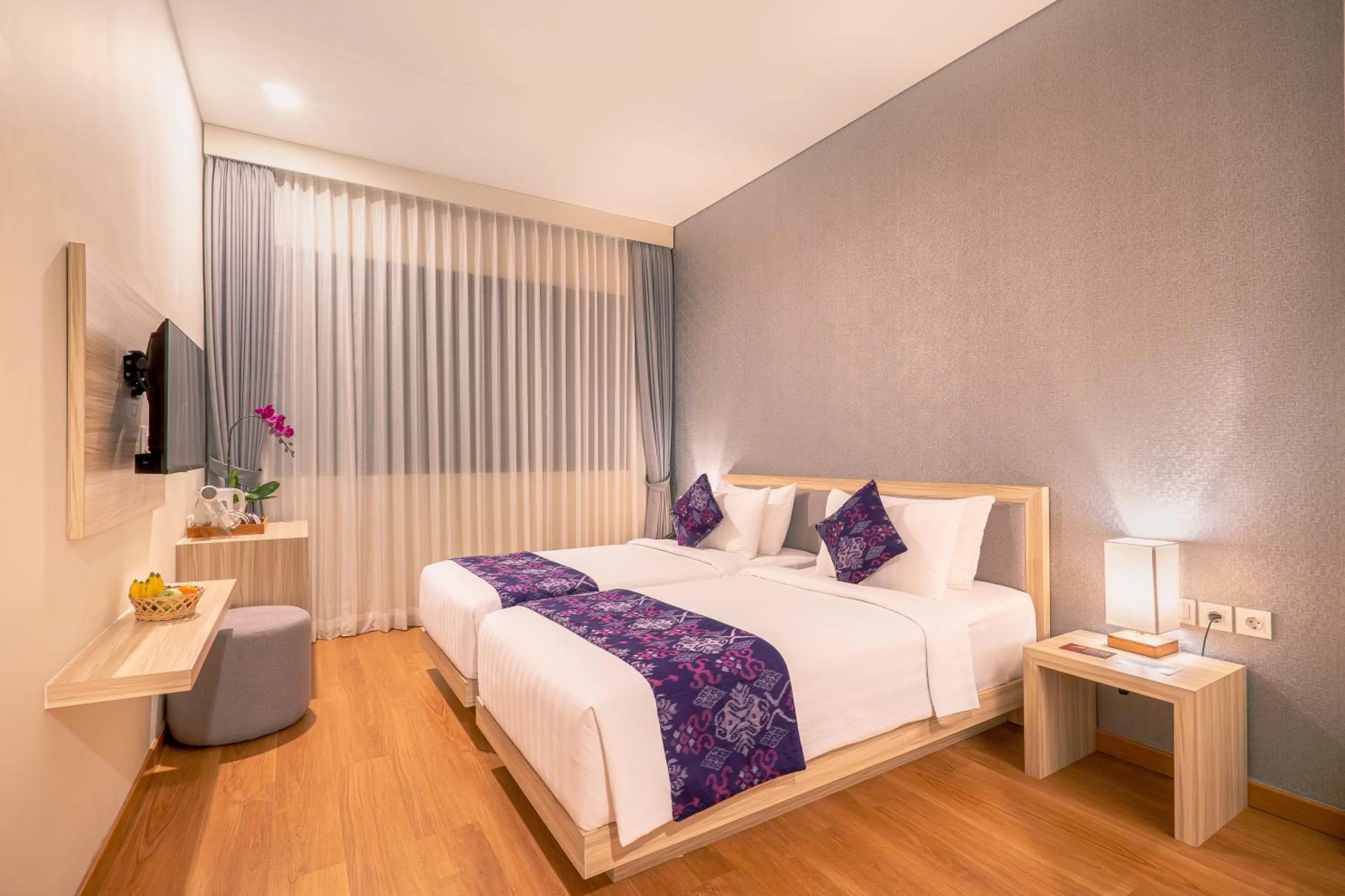 Bedroom, Bed in The Evitel Resort Ubud