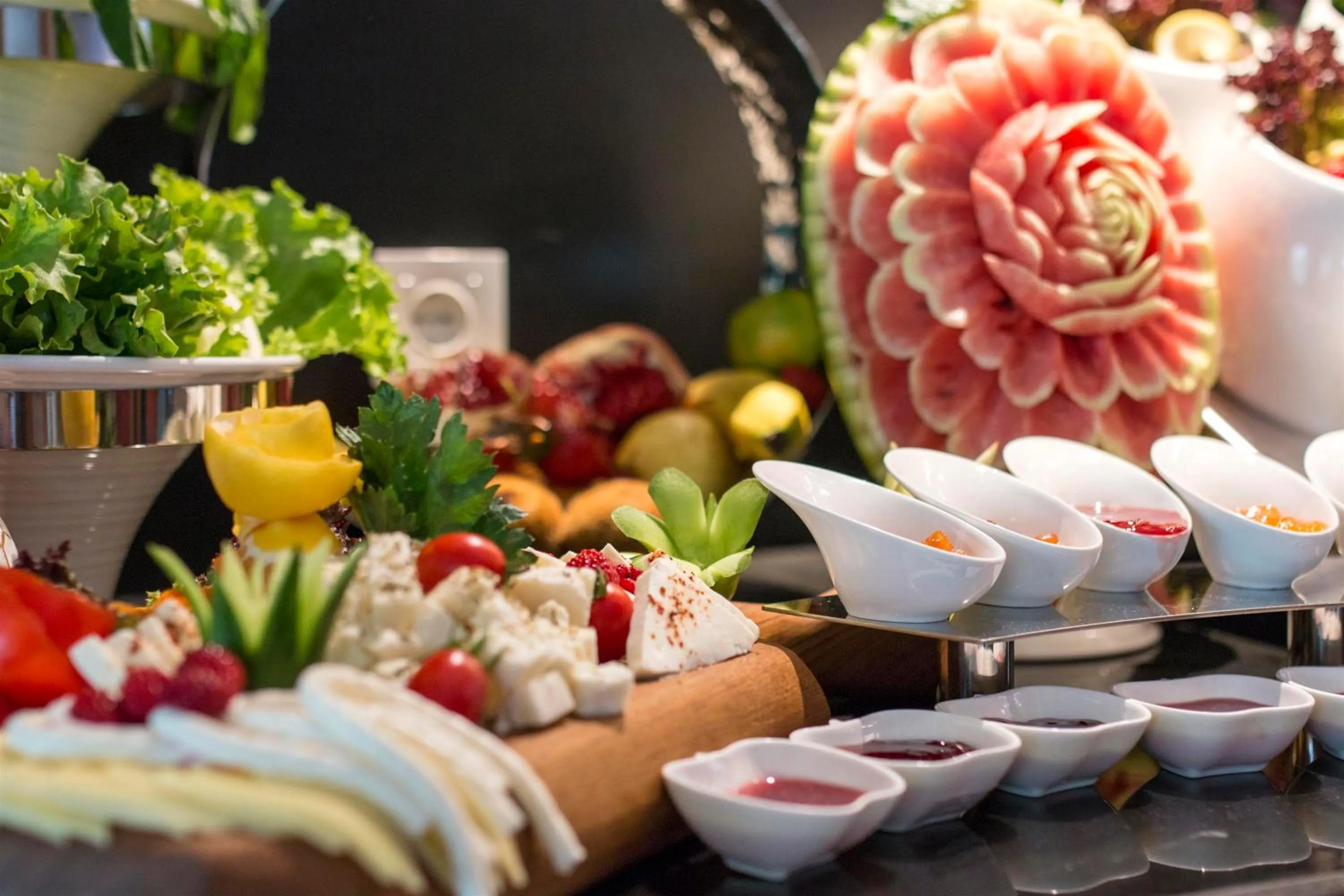 Buffet breakfast in Sky Kamer Hotel Antalya