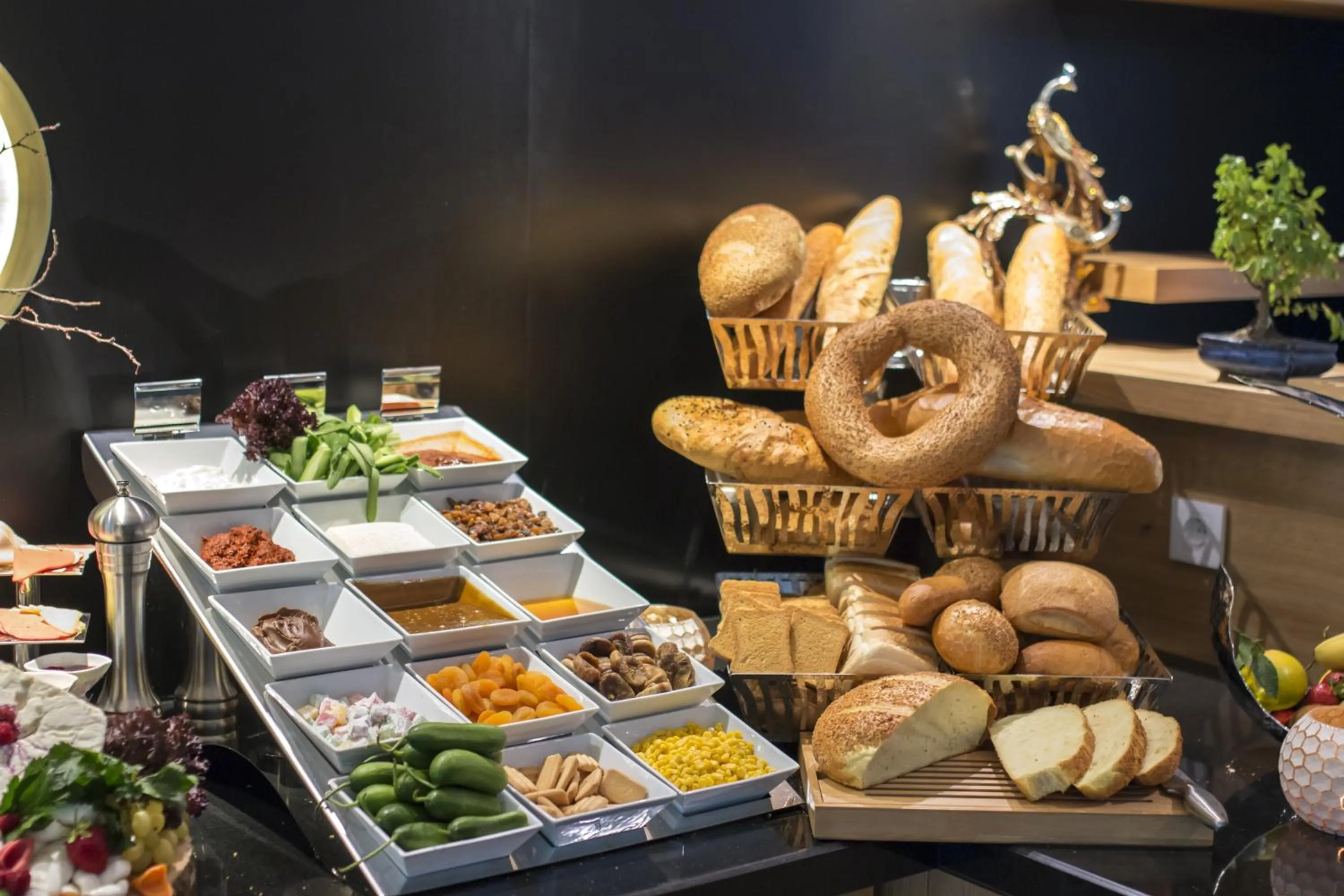 Buffet breakfast in Sky Kamer Hotel Antalya