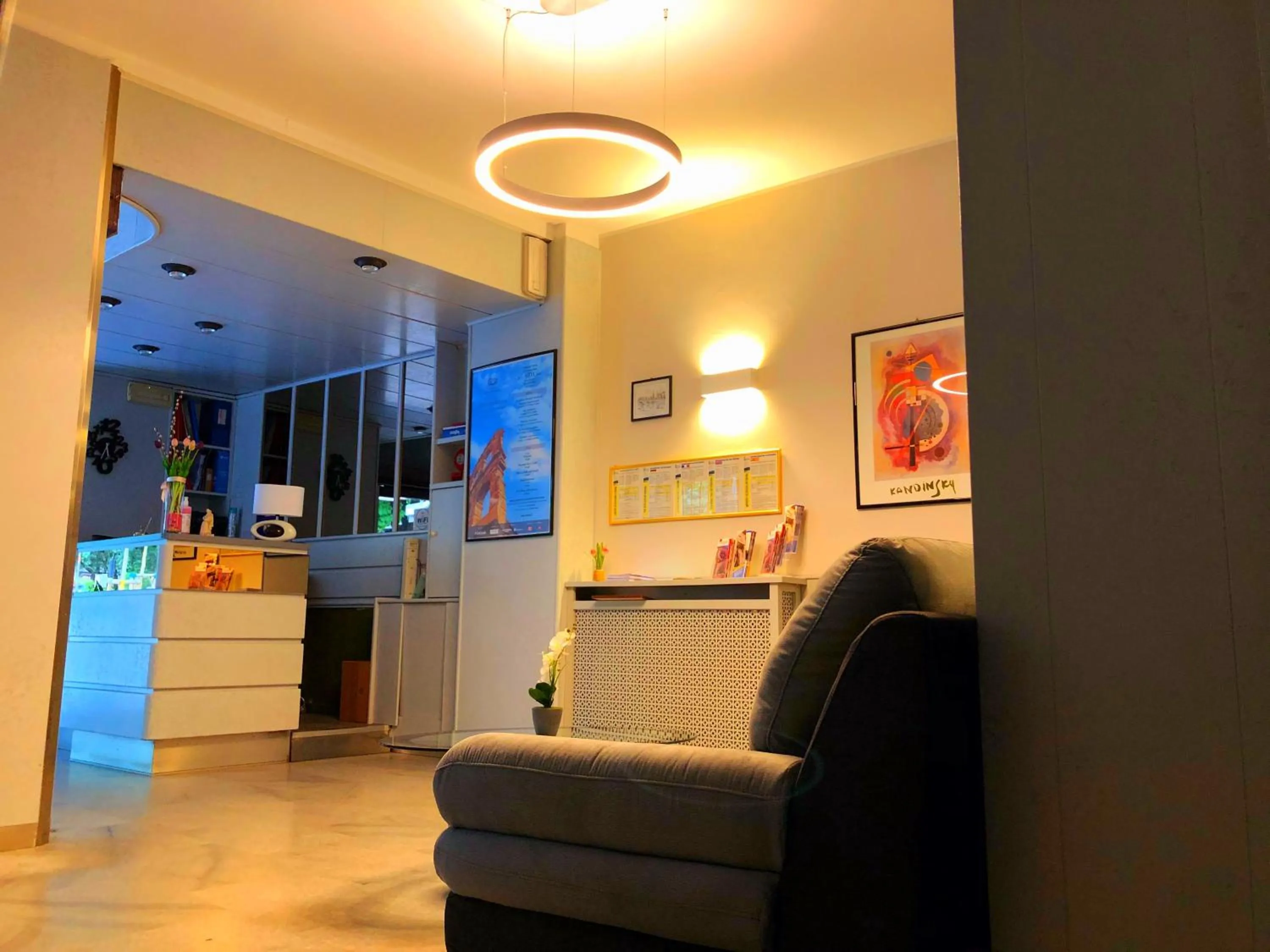 Lobby or reception in Hotel Sanmicheli