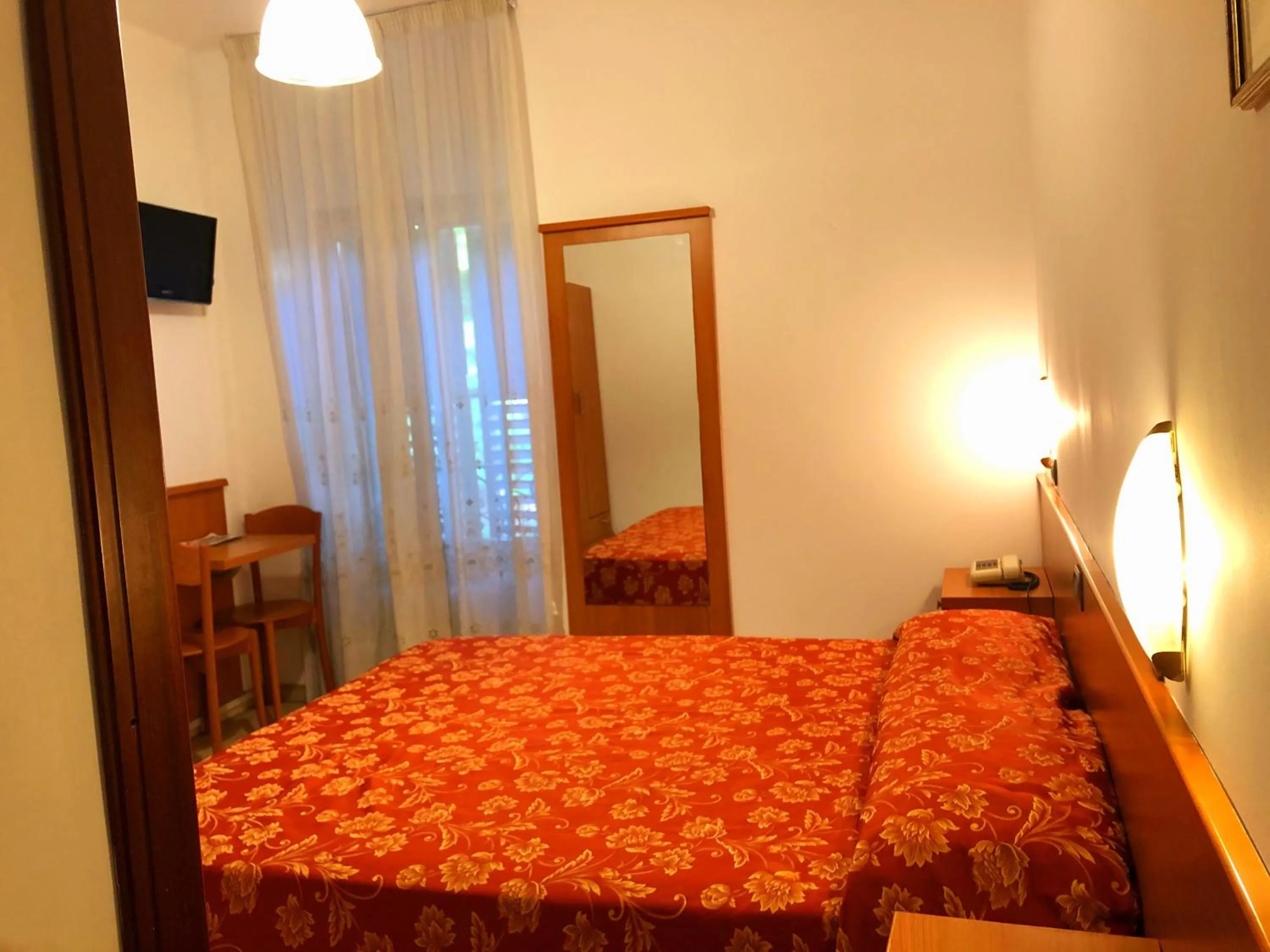 Bed in Hotel Sanmicheli