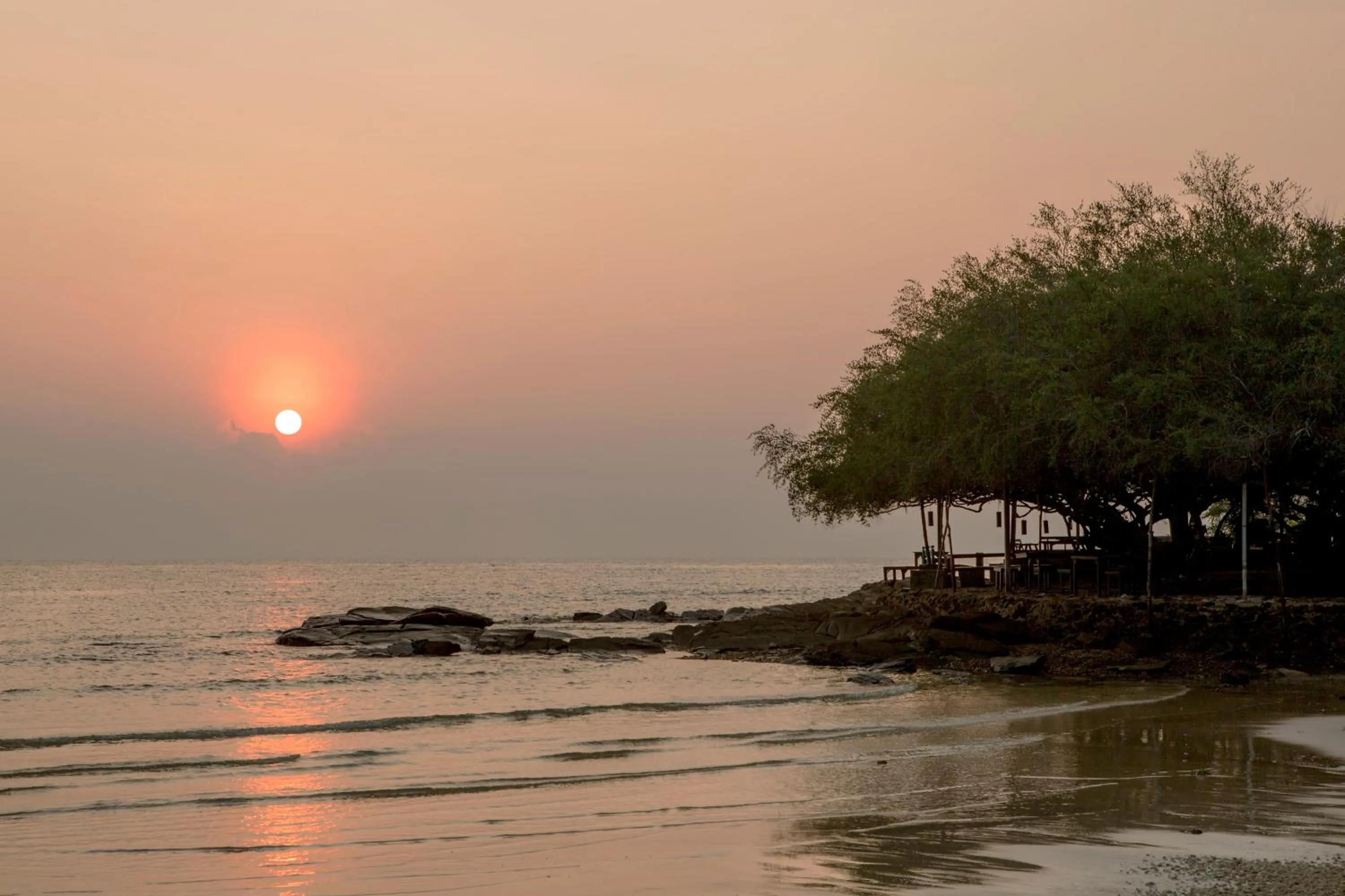 Sunset in The C Samet Beach Resort SHA Plus