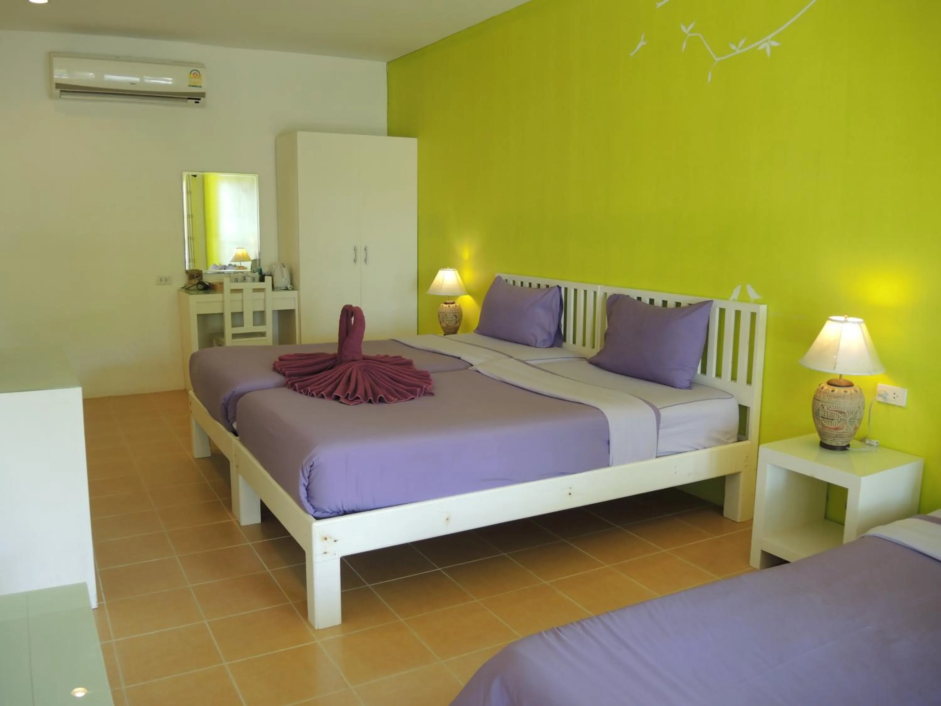 Bed in The C Samet Beach Resort SHA Plus