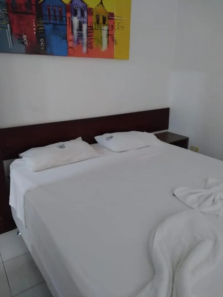 Bed in Pousada Sky Beach Flat