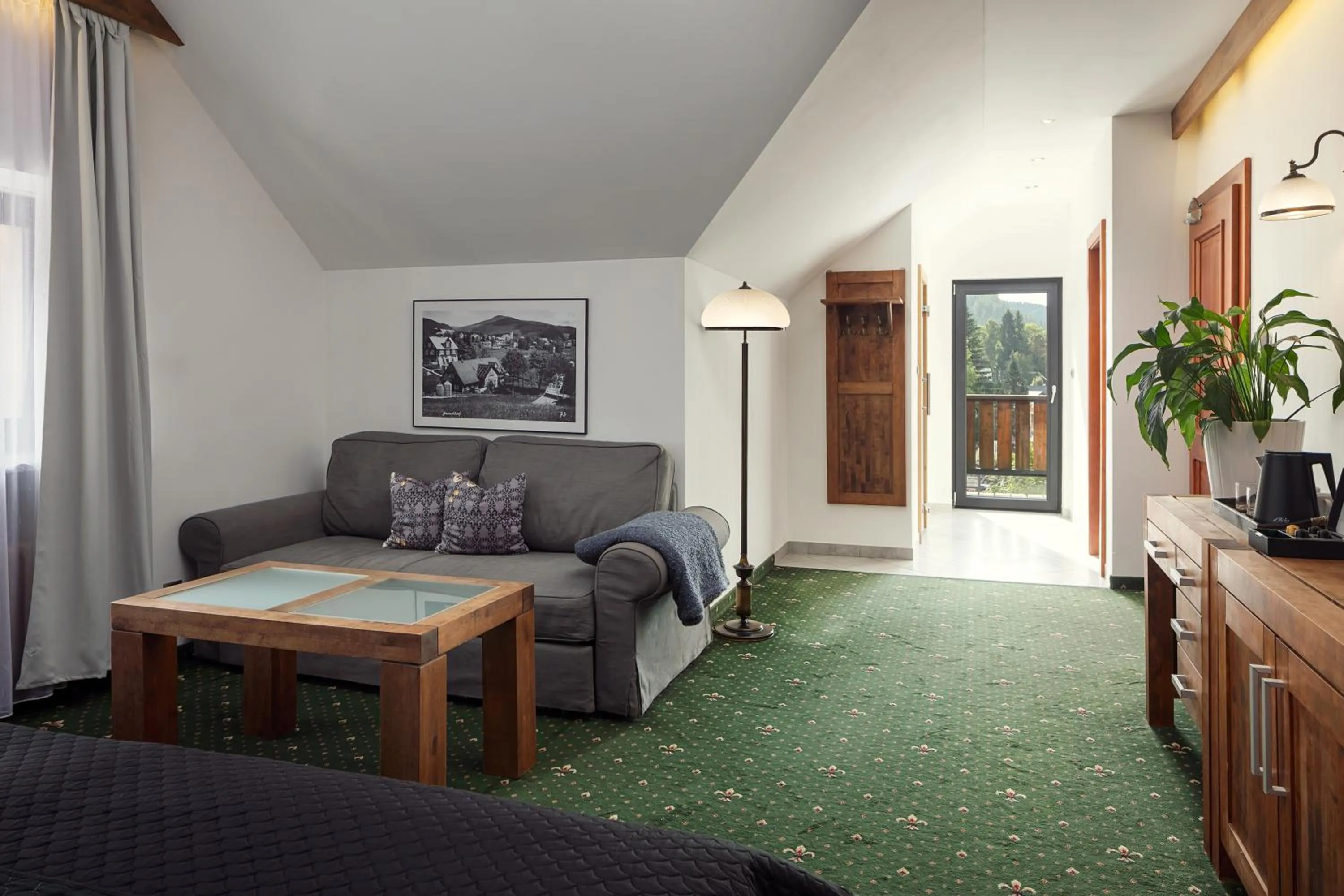 Seating area in Hotel Friuli