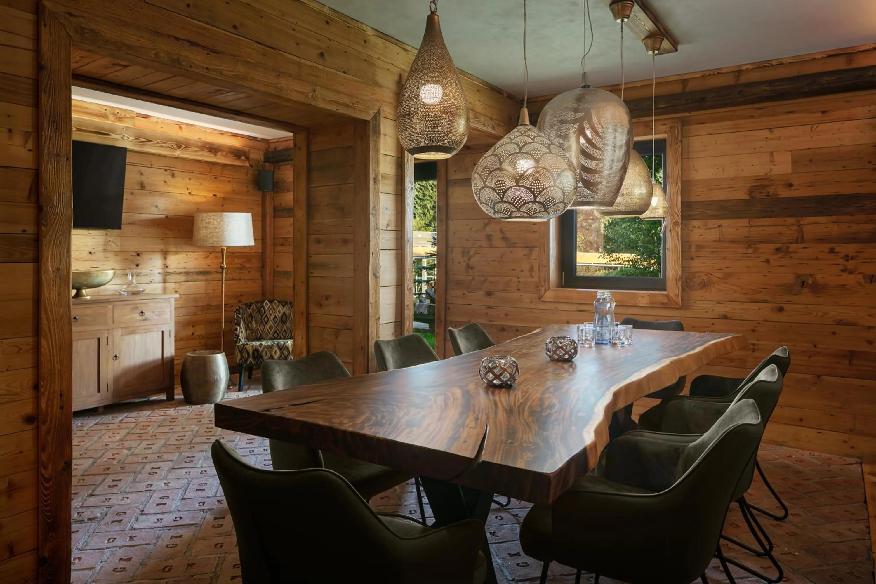 Seating area in Hotel Friuli
