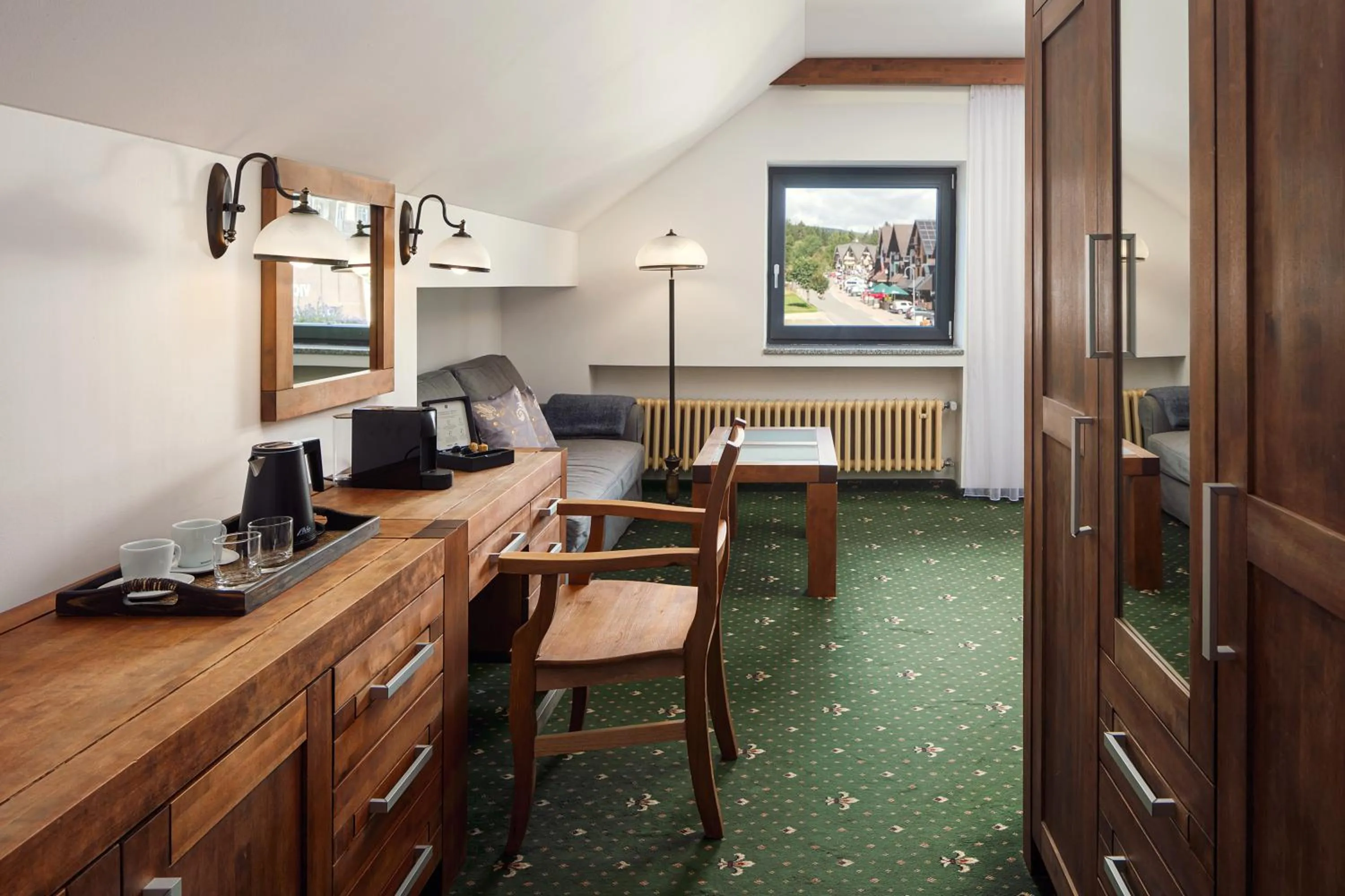 Seating area in Hotel Friuli