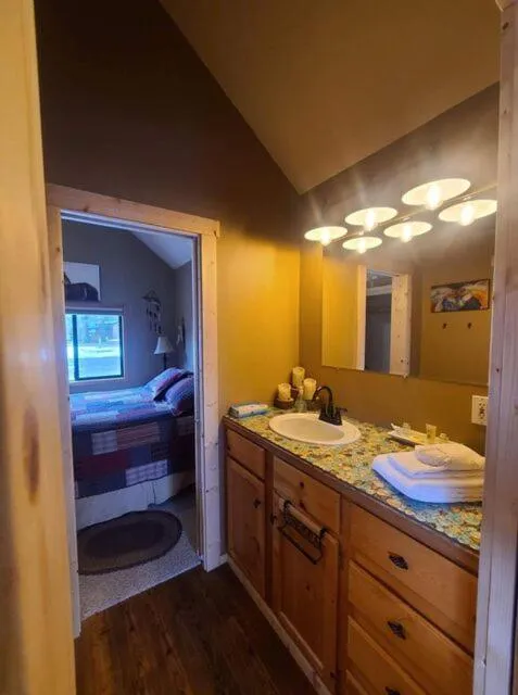 Bed in Cold Springs Resort