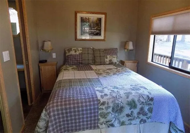 Bed in Cold Springs Resort