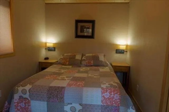 Bed in Cold Springs Resort