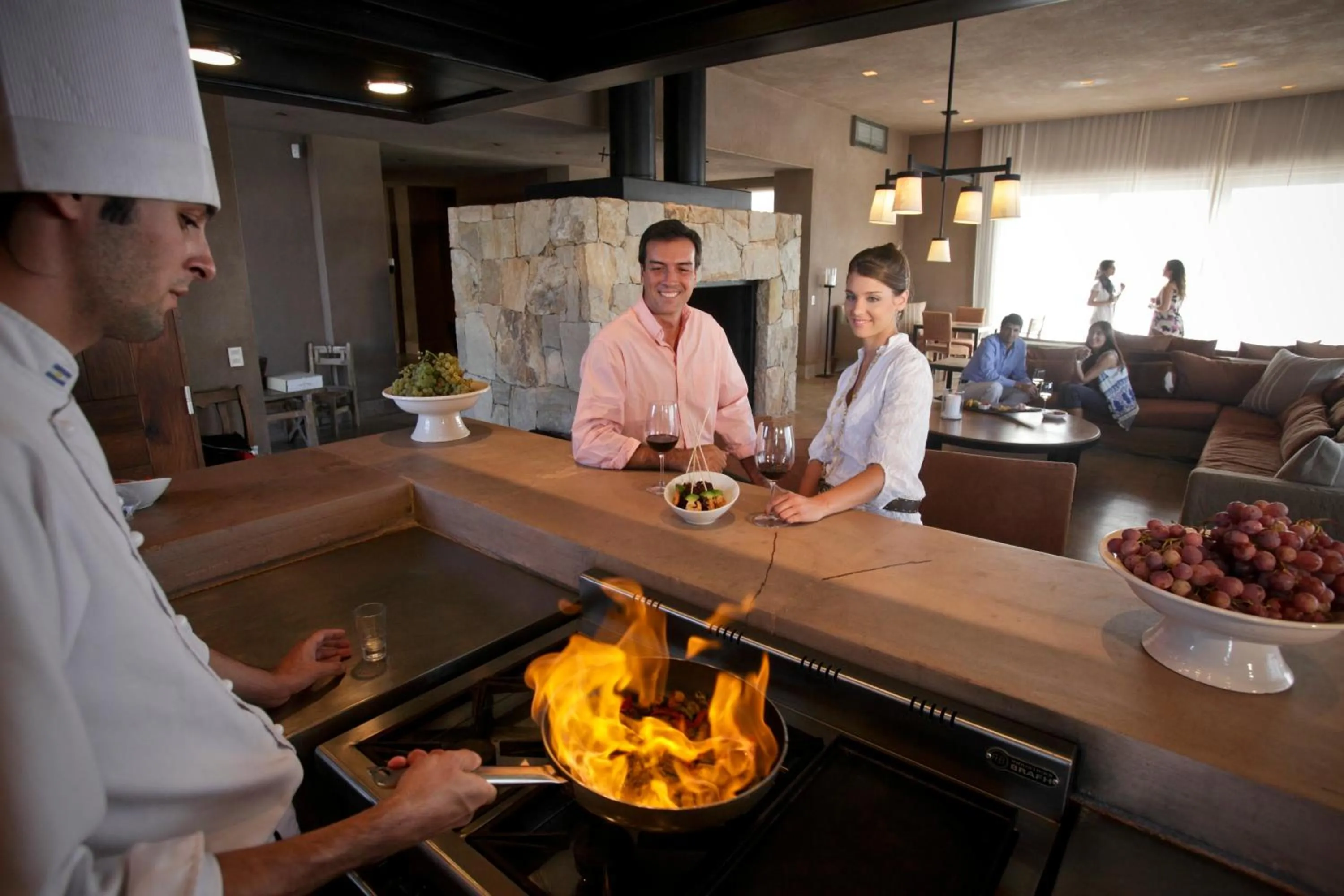 Restaurant/places to eat in Rosell Boher Winery Lodge & Spa