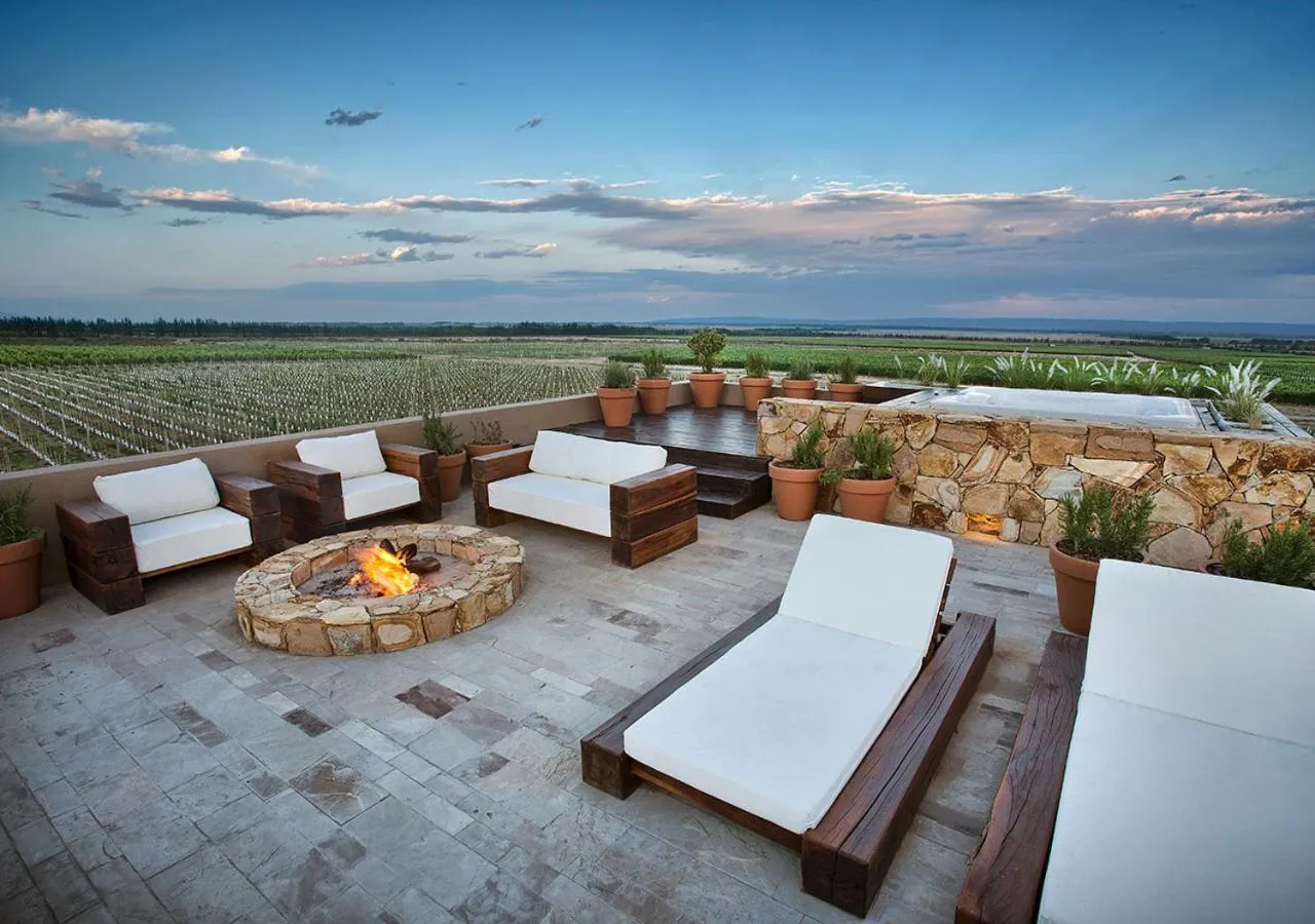Patio in Rosell Boher Winery Lodge & Spa