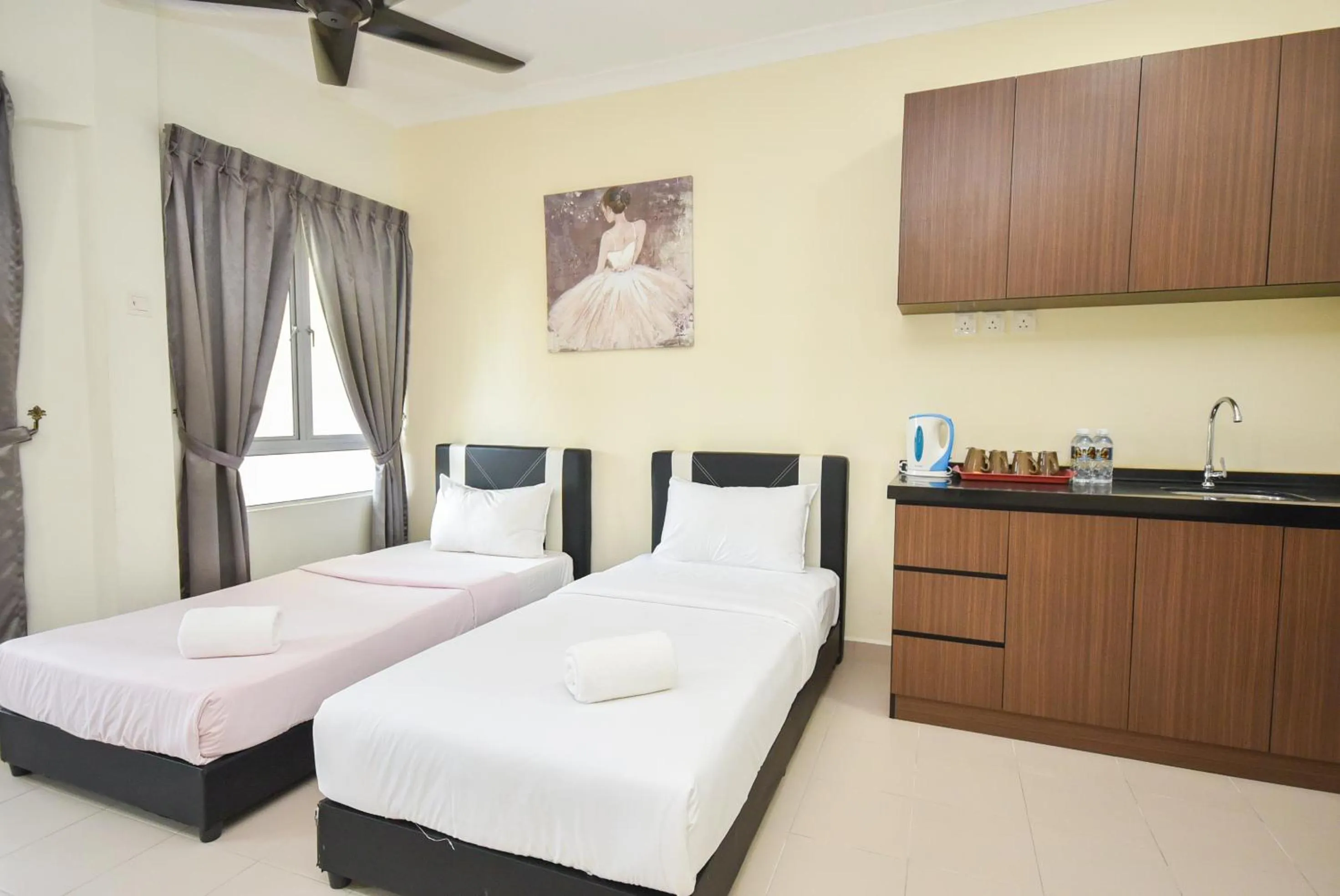 Bed in Tiara Desaru Seaview Residence