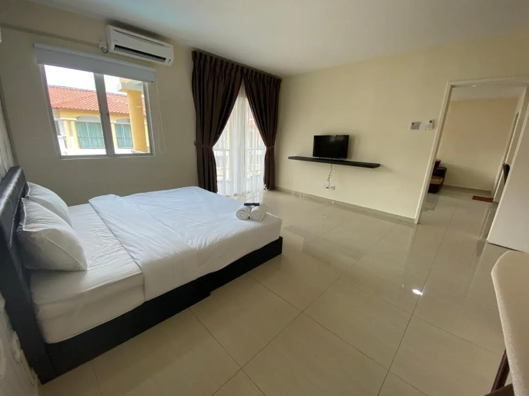 Bed in Tiara Desaru Seaview Residence