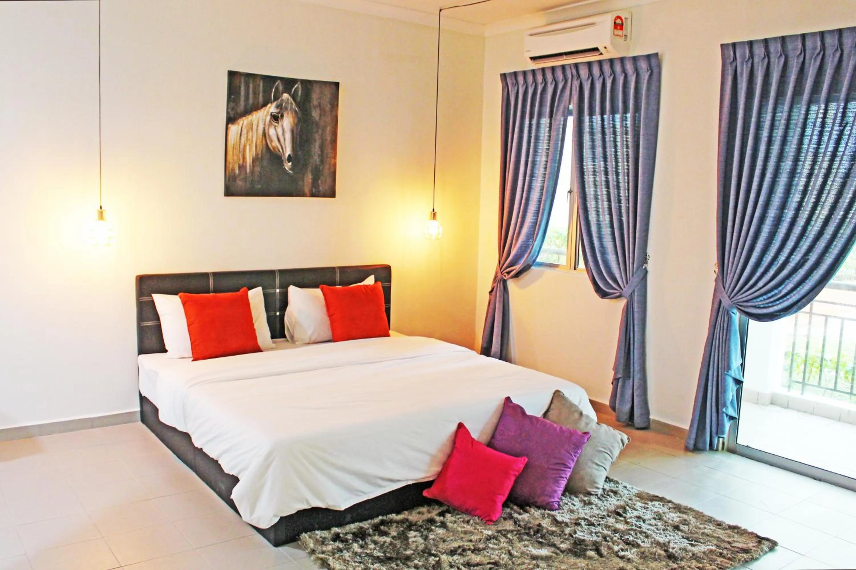 Bed in Tiara Desaru Seaview Residence