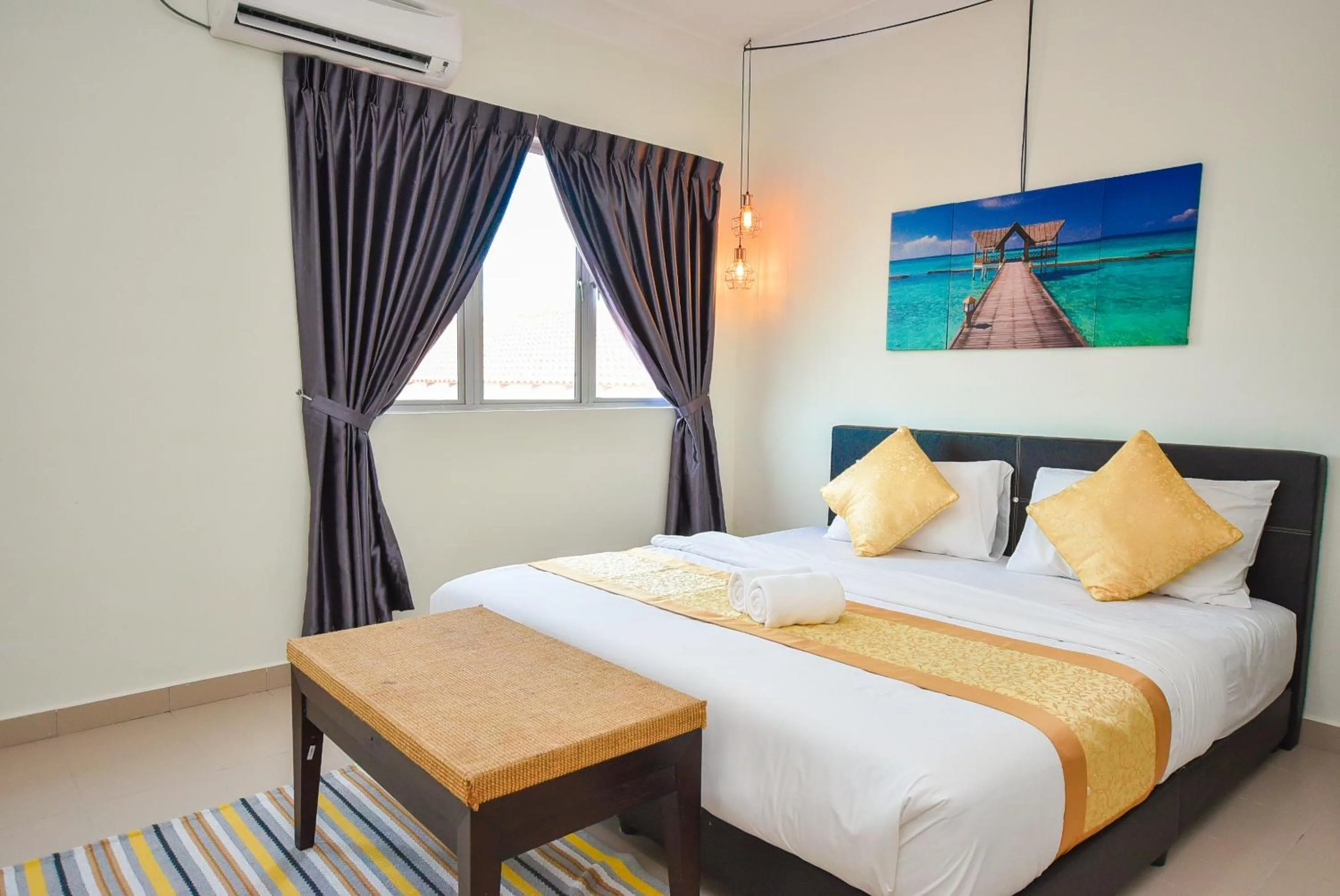 Bed in Tiara Desaru Seaview Residence