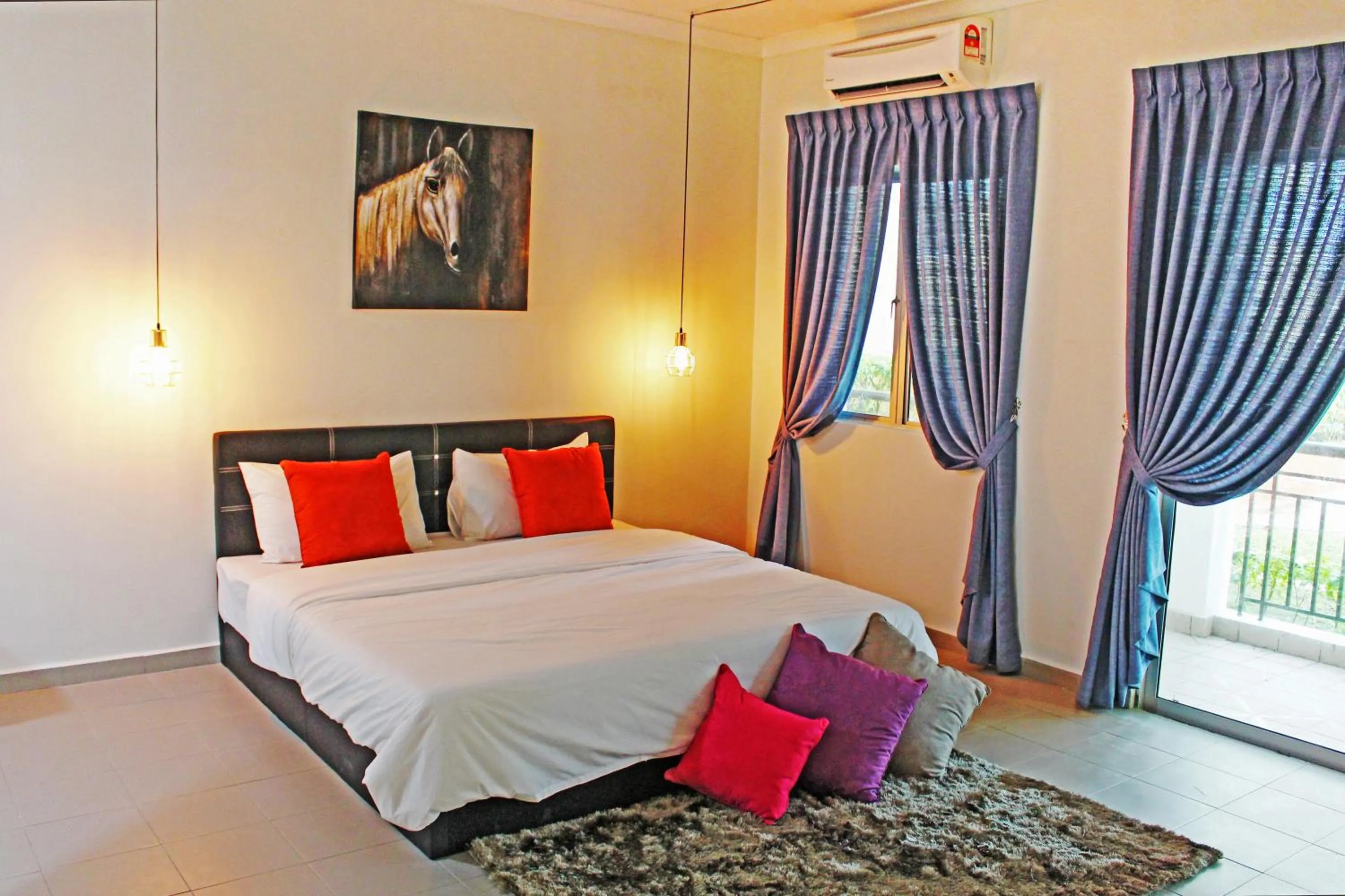 Bed in Tiara Desaru Seaview Residence