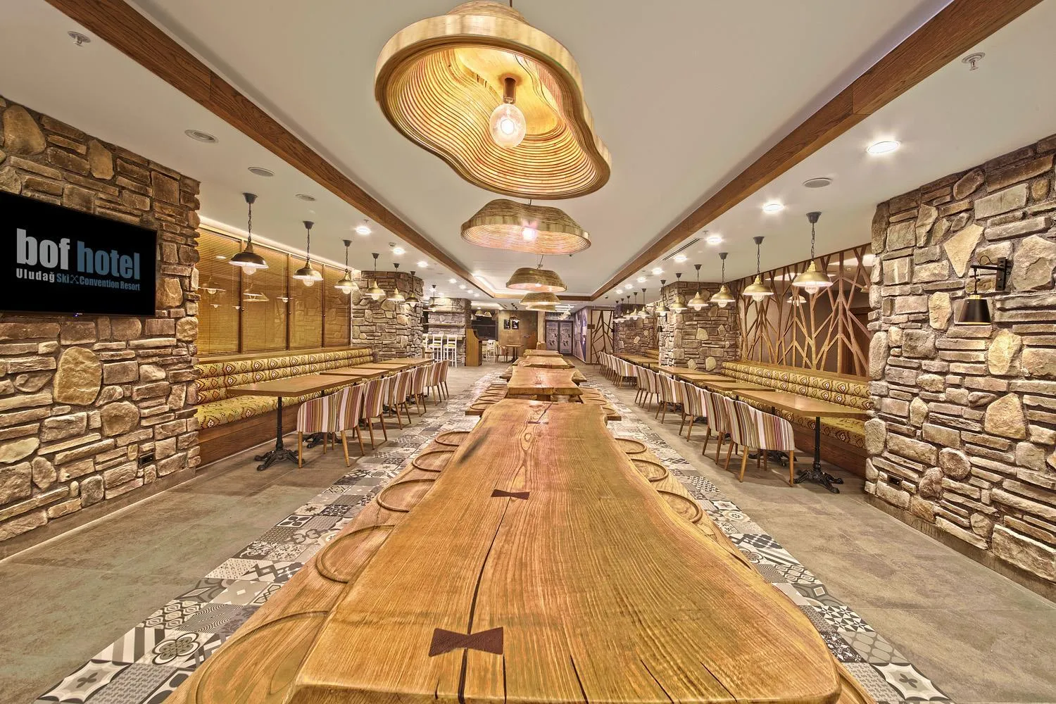 Communal lounge/ TV room in Bof Hotels Uludağ Ski&Luxury Resort All Inclusive