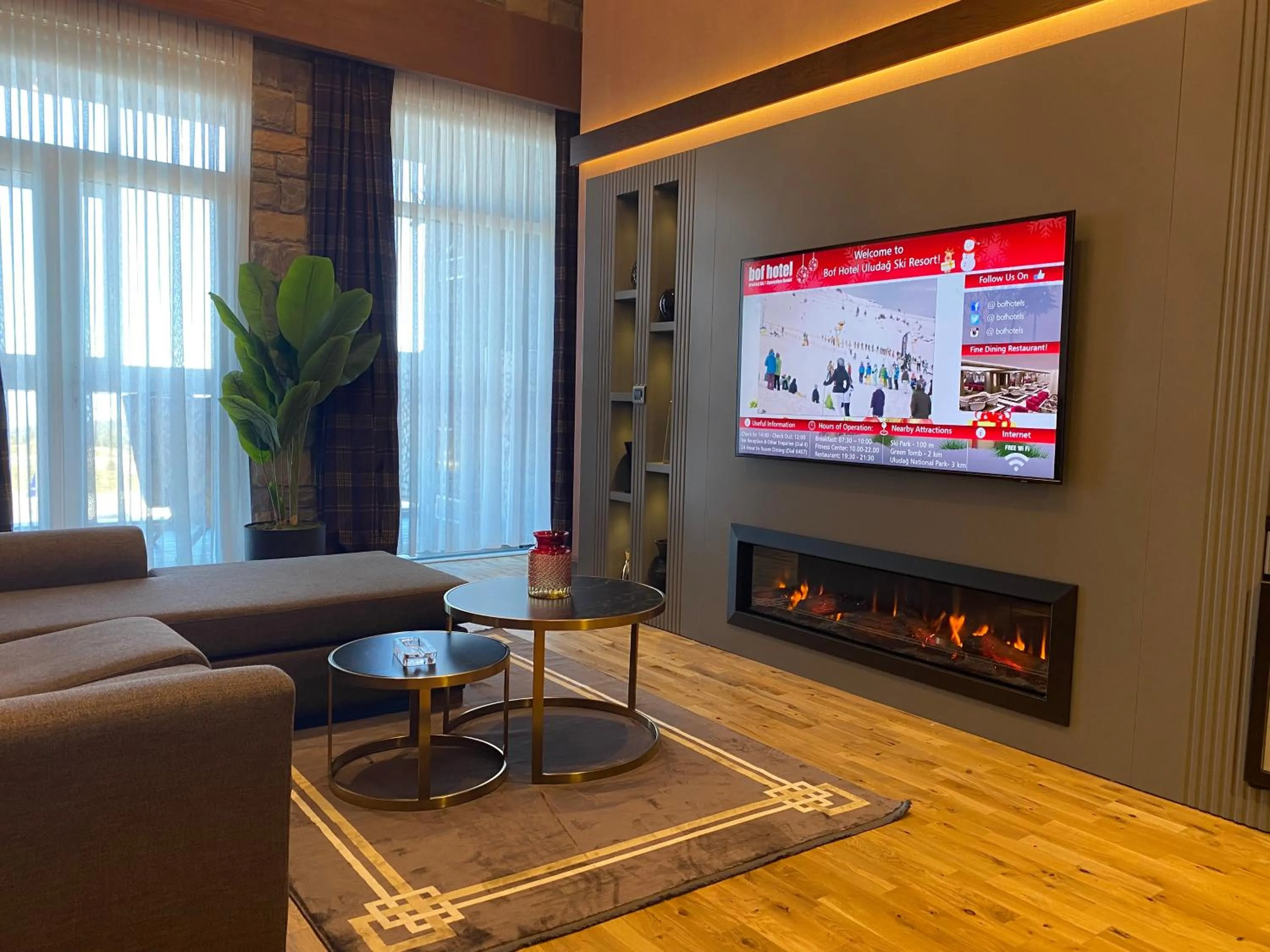 Seating area in Bof Hotels Uludağ Ski&Luxury Resort All Inclusive