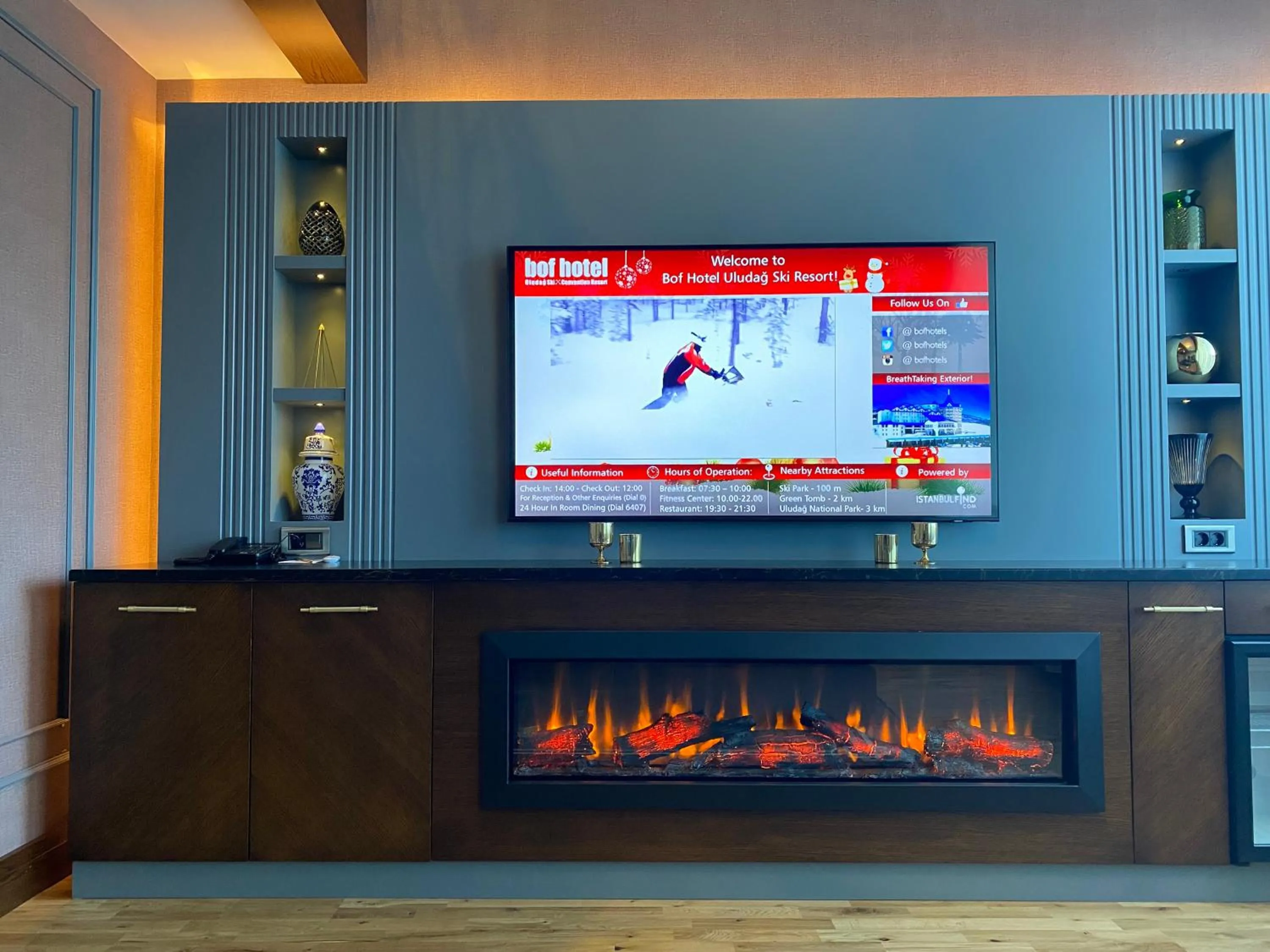 Communal lounge/ TV room in Bof Hotels Uludağ Ski&Luxury Resort All Inclusive