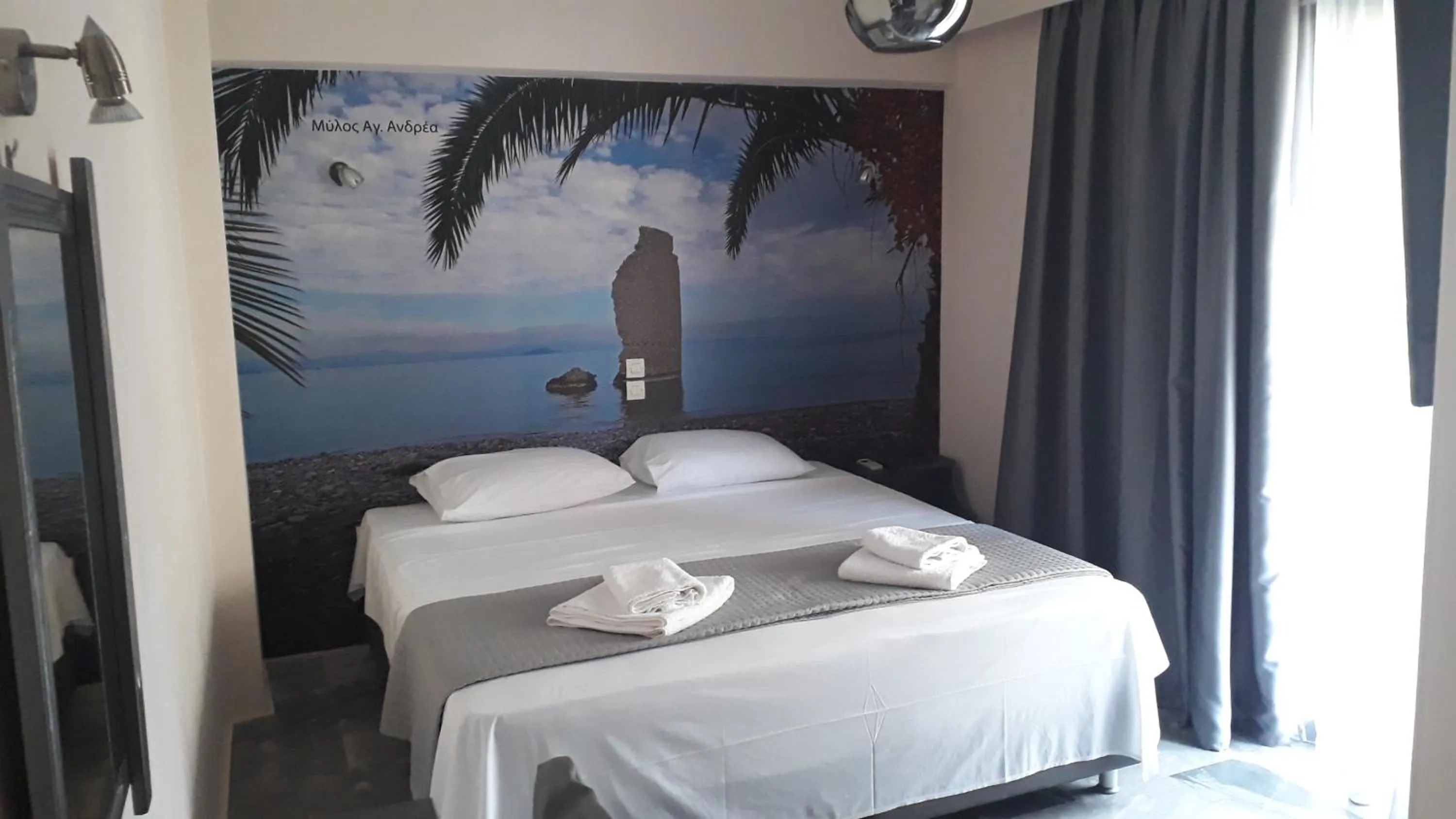 Bed in Enalion Beach Hotel