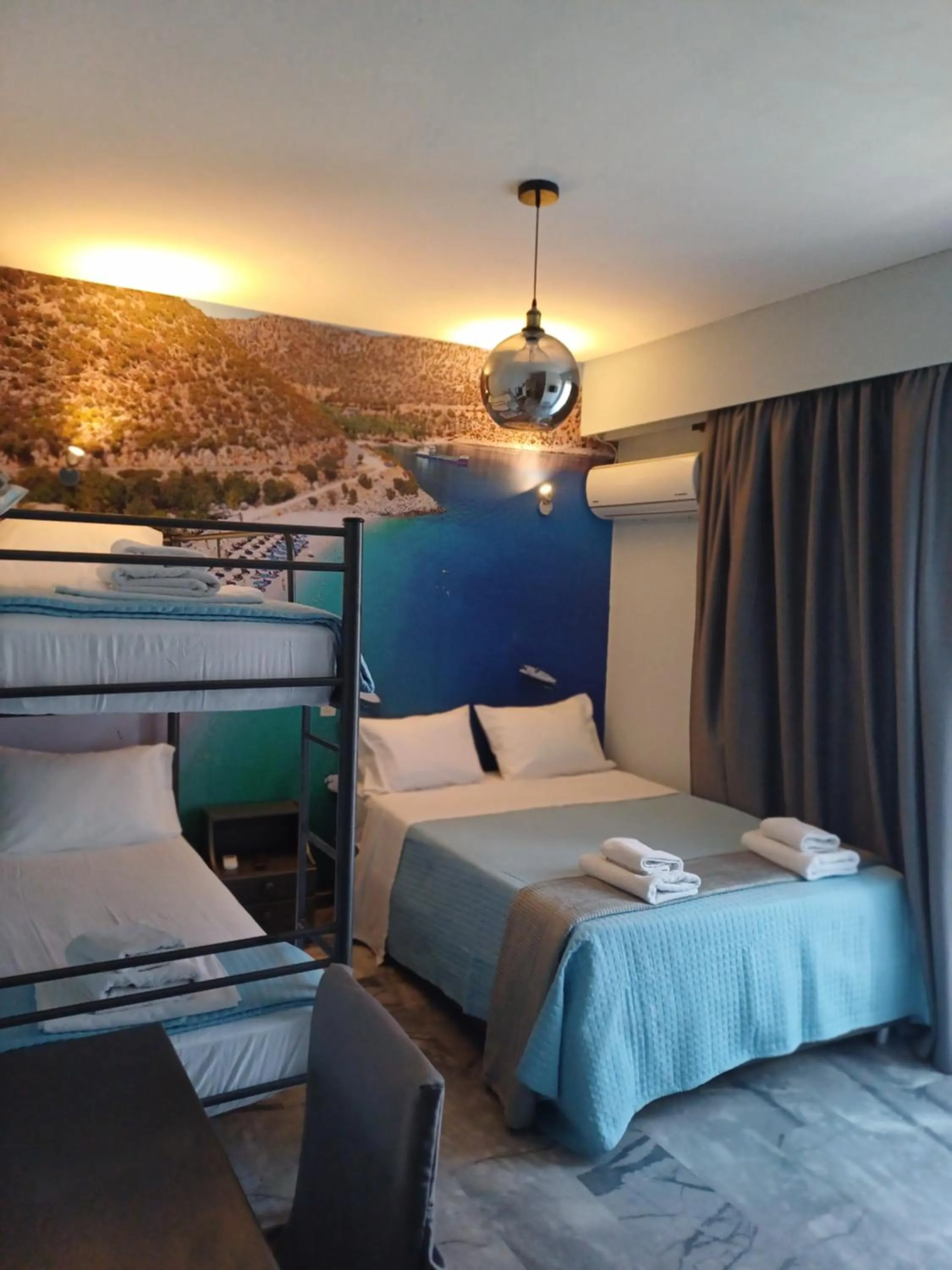 Bed in Enalion Beach Hotel