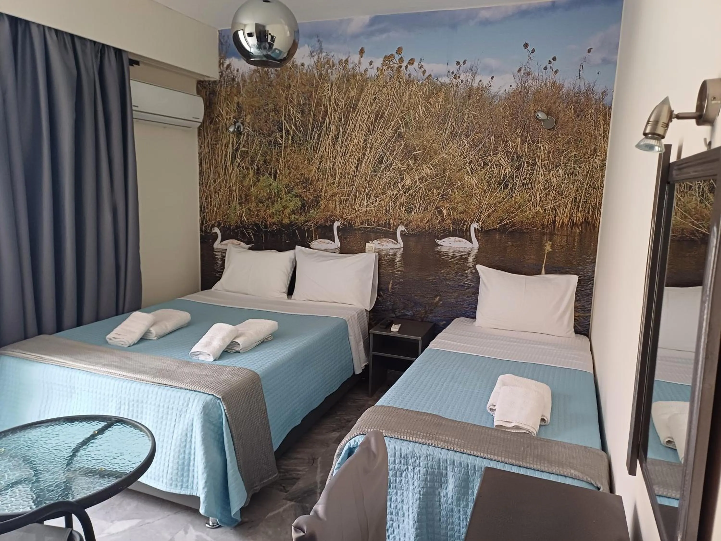 Bed in Enalion Beach Hotel