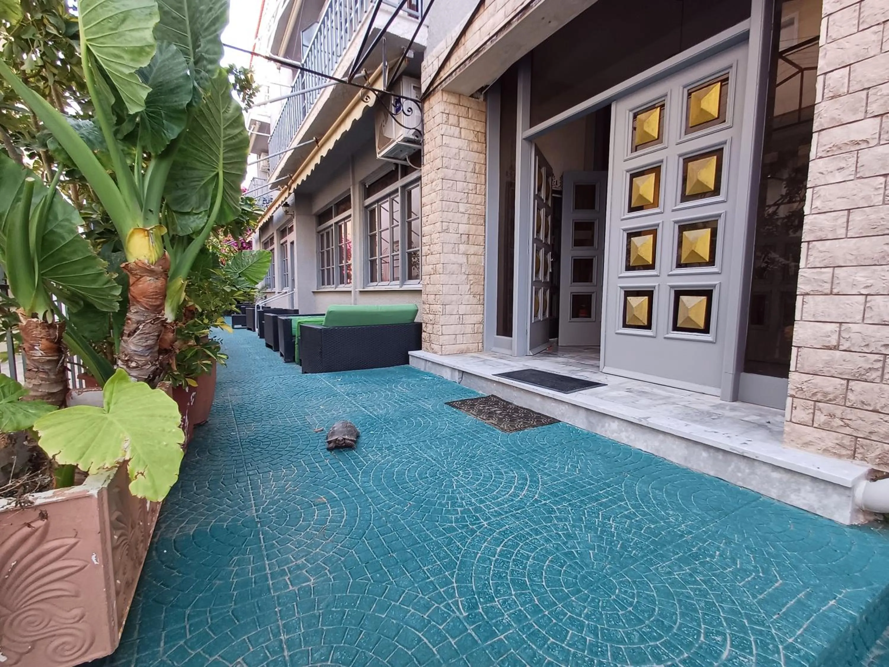 Facade/entrance in Enalion Beach Hotel