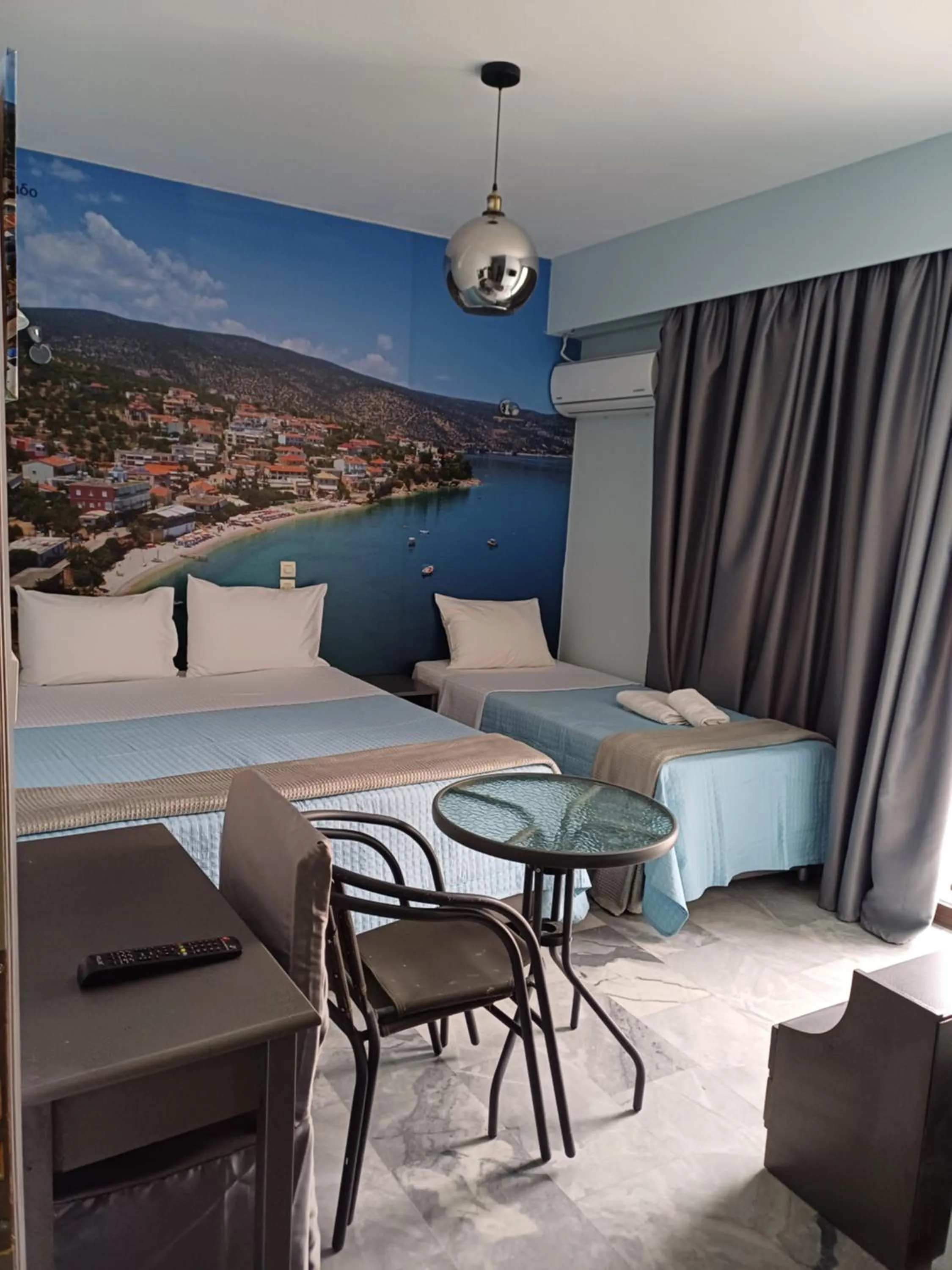 Bed in Enalion Beach Hotel