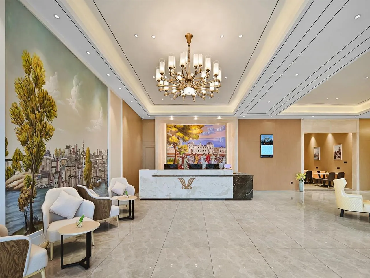 Lobby or reception in Vienna Hotel Shenzhen World Exhibition & Convention Center Shahao Metro Station Branch
