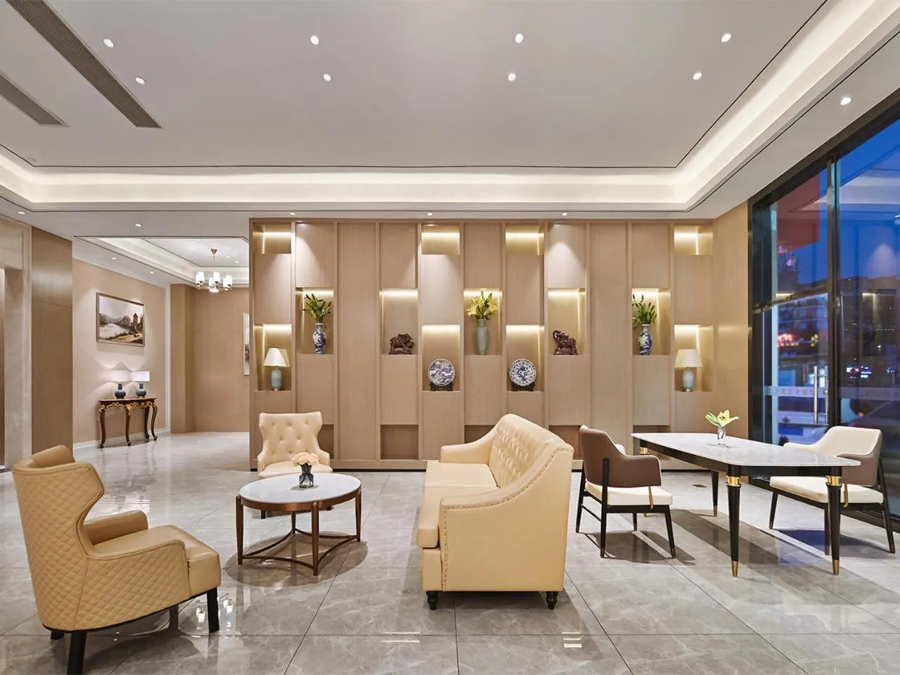 Seating area in Vienna Hotel Shenzhen World Exhibition & Convention Center Shahao Metro Station Branch