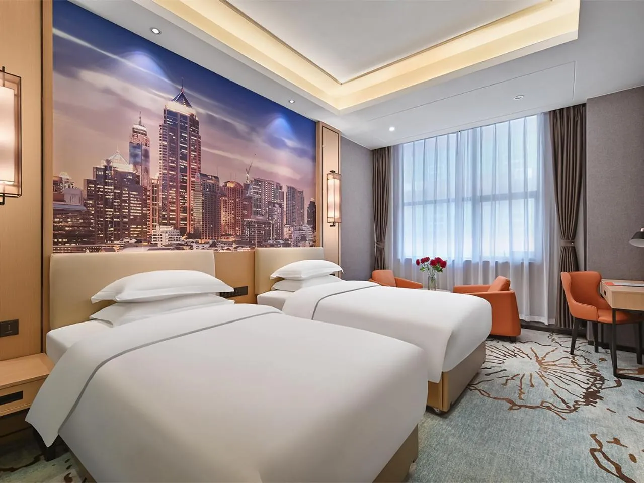 Bed in Vienna Hotel Shenzhen World Exhibition & Convention Center Shahao Metro Station Branch
