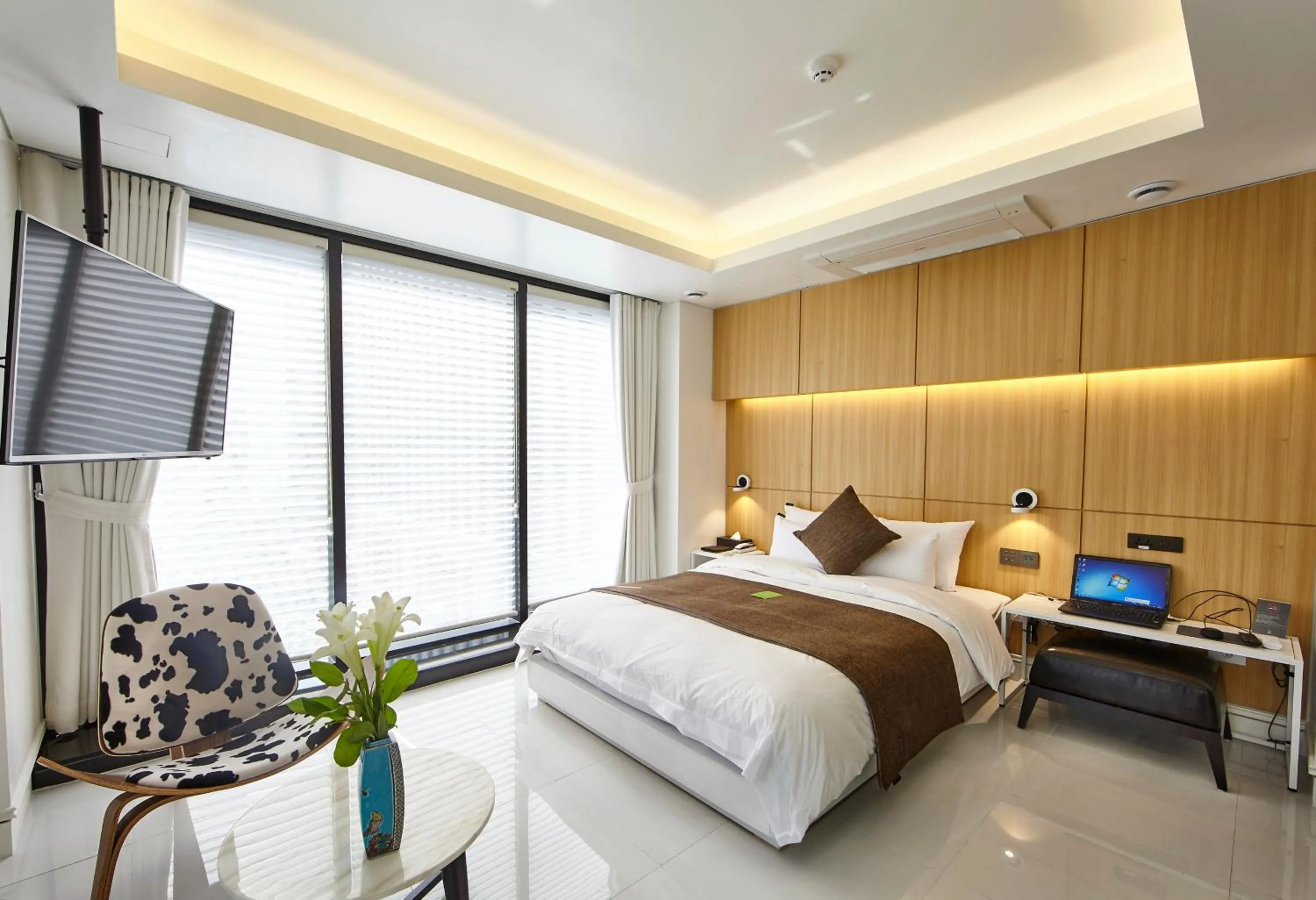 Bedroom, Bed in Hotel Soulhada Gangnam