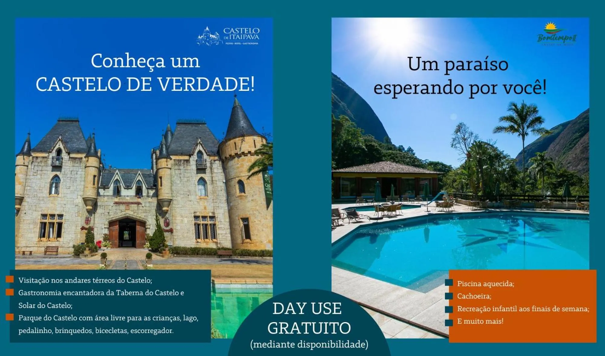 Text overlay in Bomtempo Itaipava by Castelo Itaipava