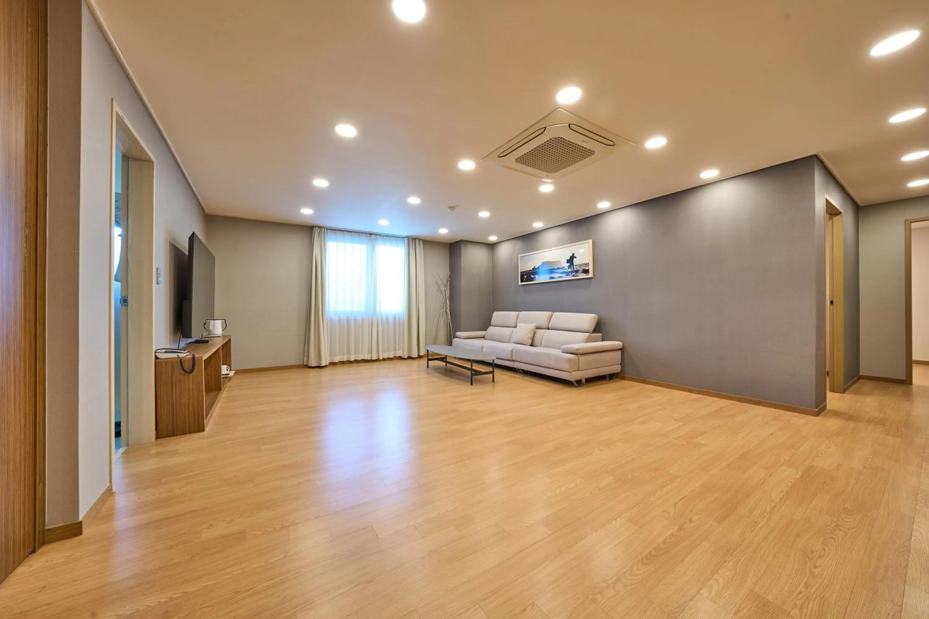 Bed in Pampas Hotel Jeju