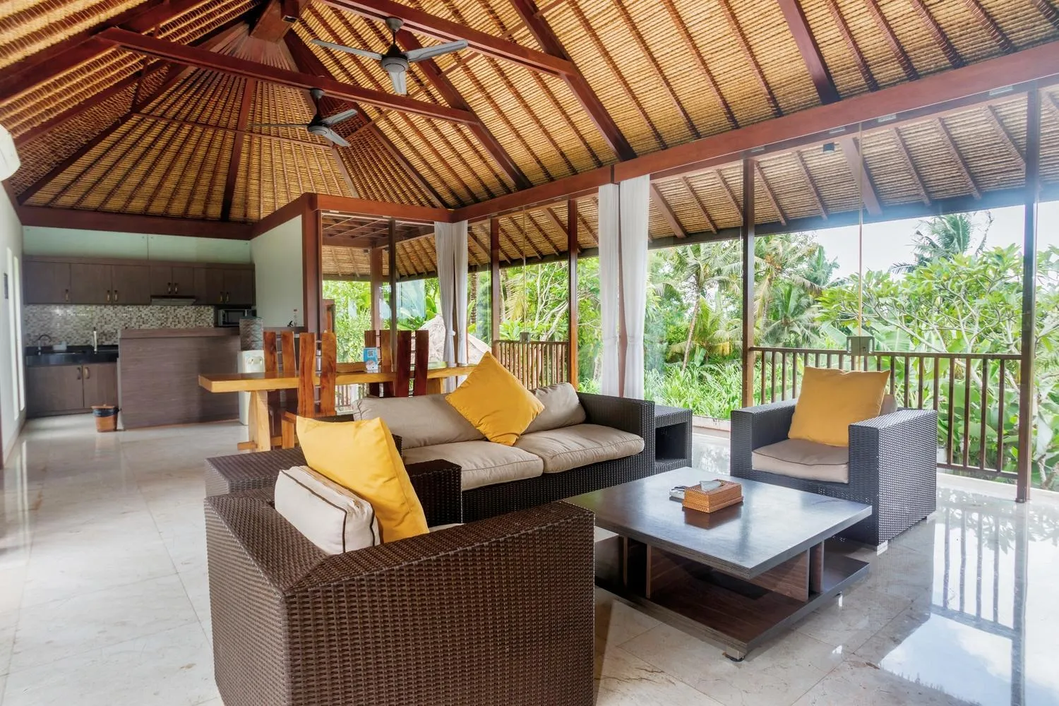 Living room in Khayangan Kemenuh Villas by Premier Hospitality Asia