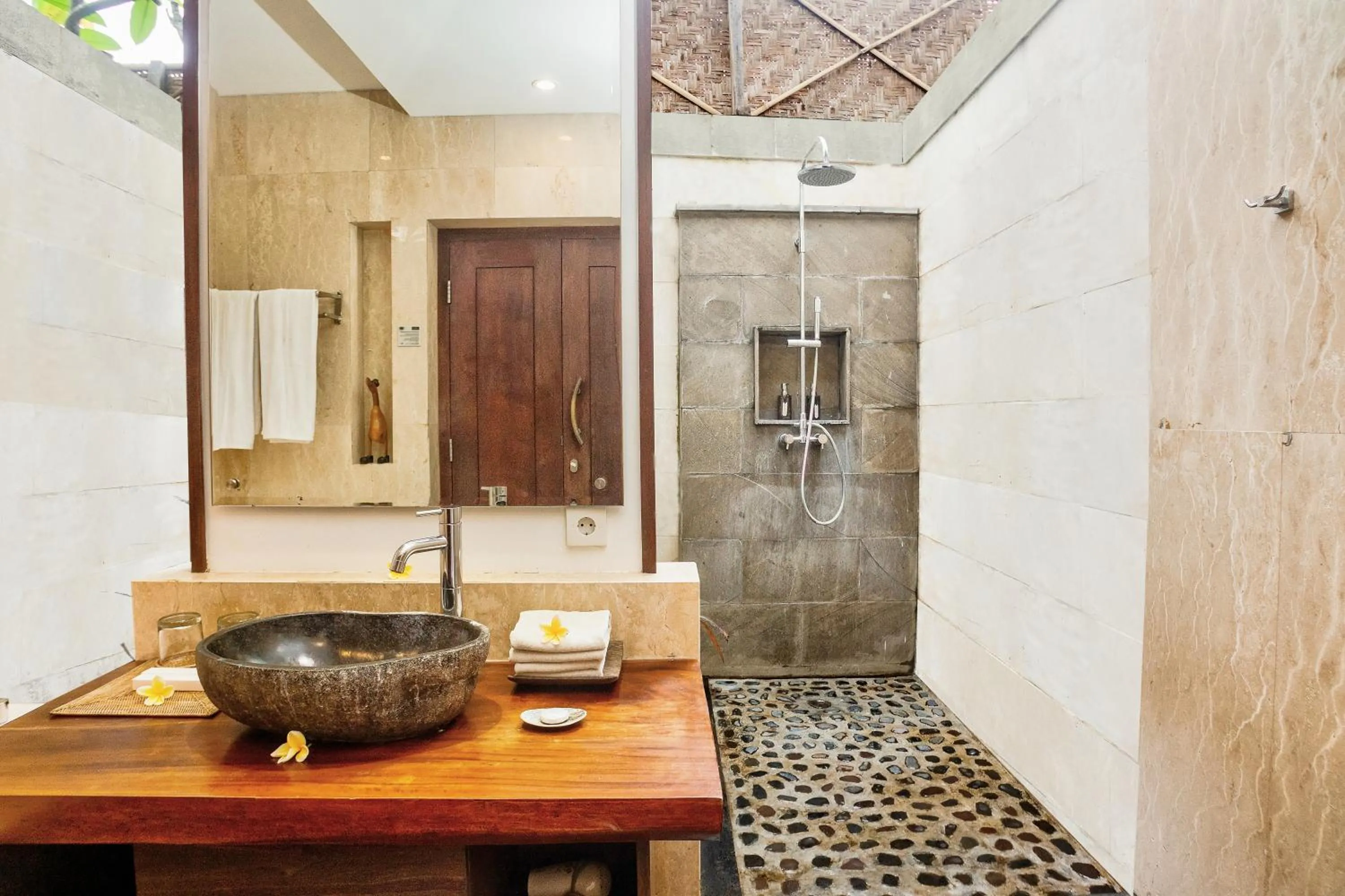 Shower in Khayangan Kemenuh Villas by Premier Hospitality Asia