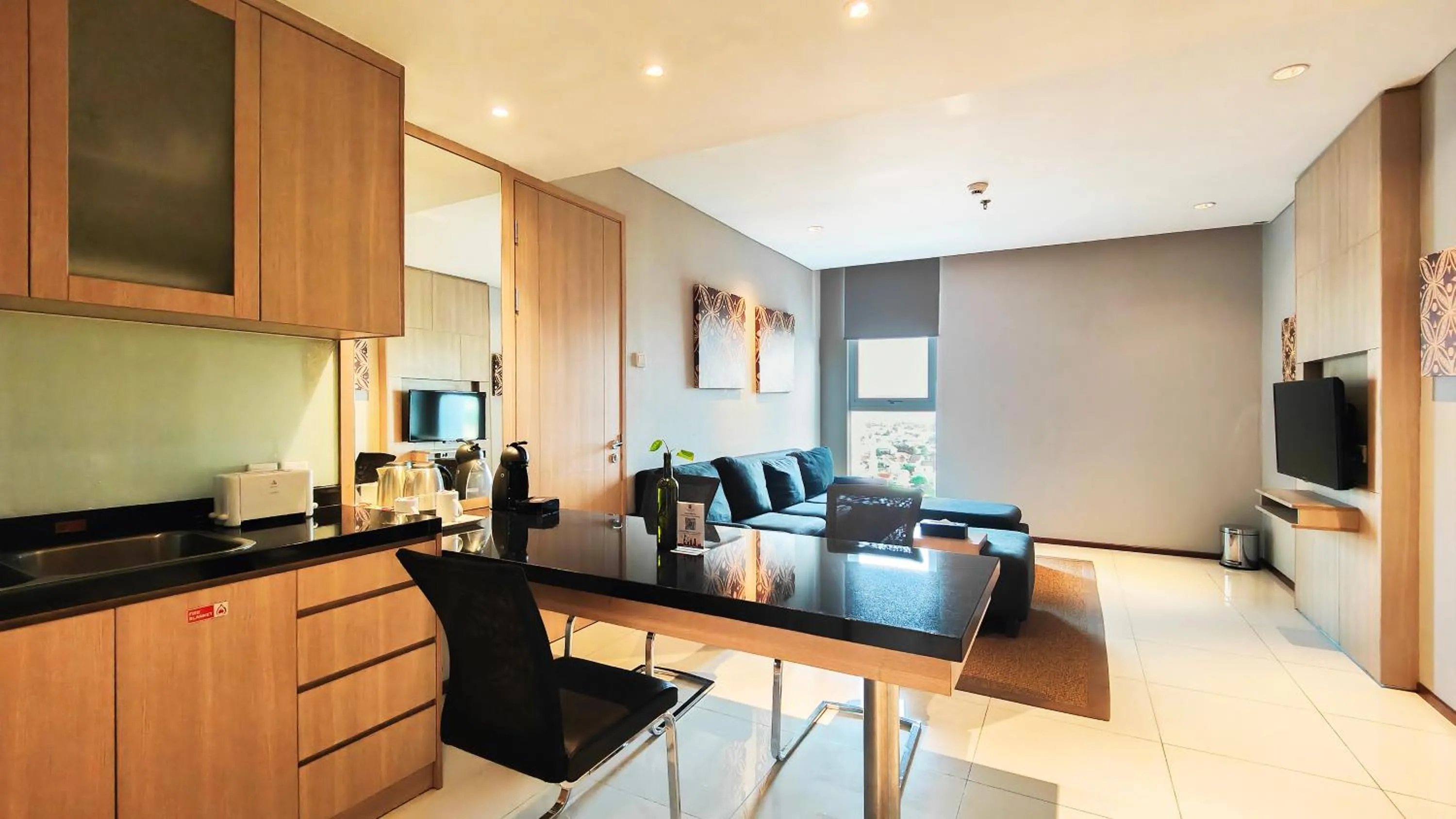 Seating area in Ra Premiere Simatupang