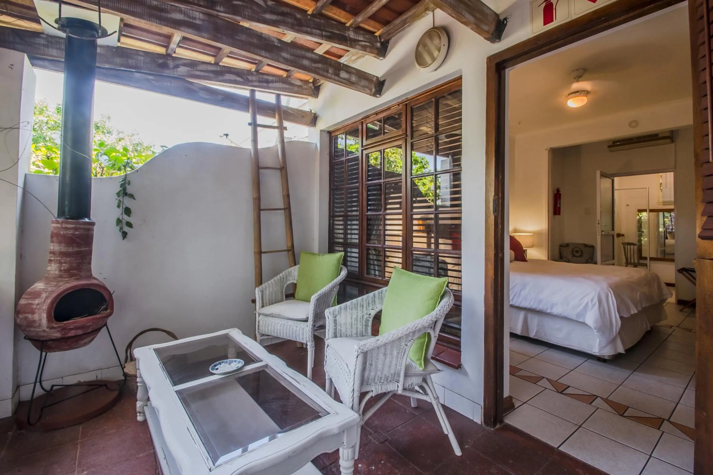 Patio in HoneyPot Guest house