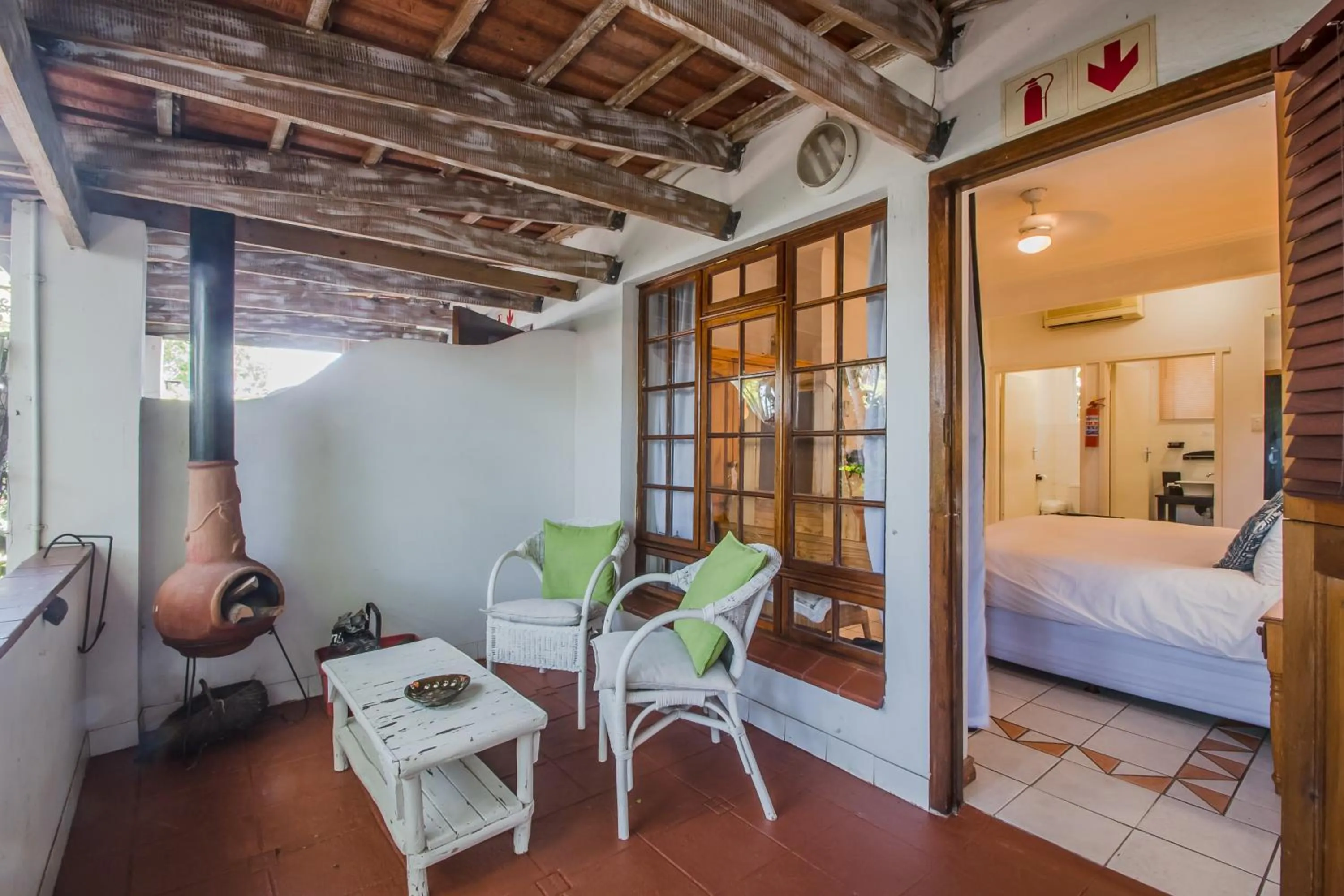 Patio in HoneyPot Guest house