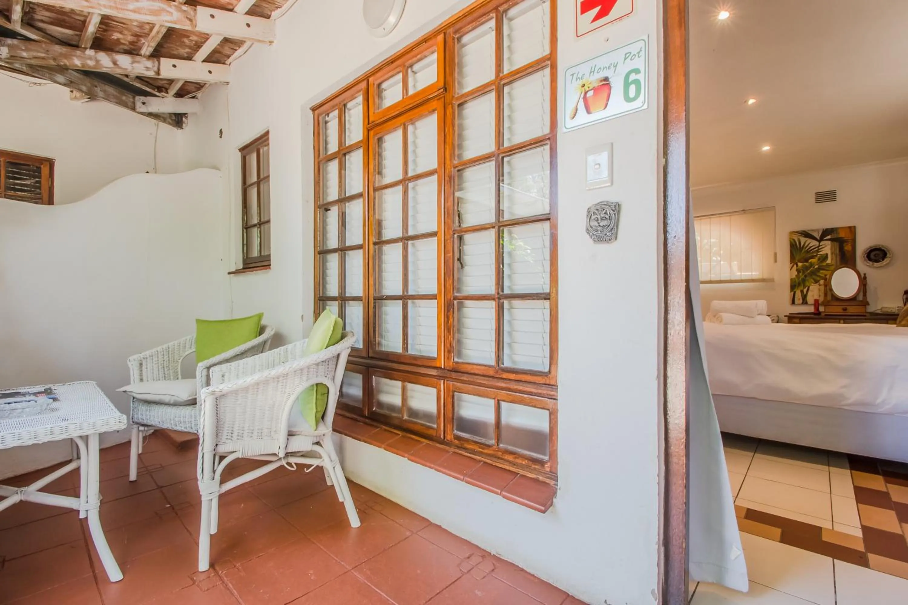 Patio in HoneyPot Guest house