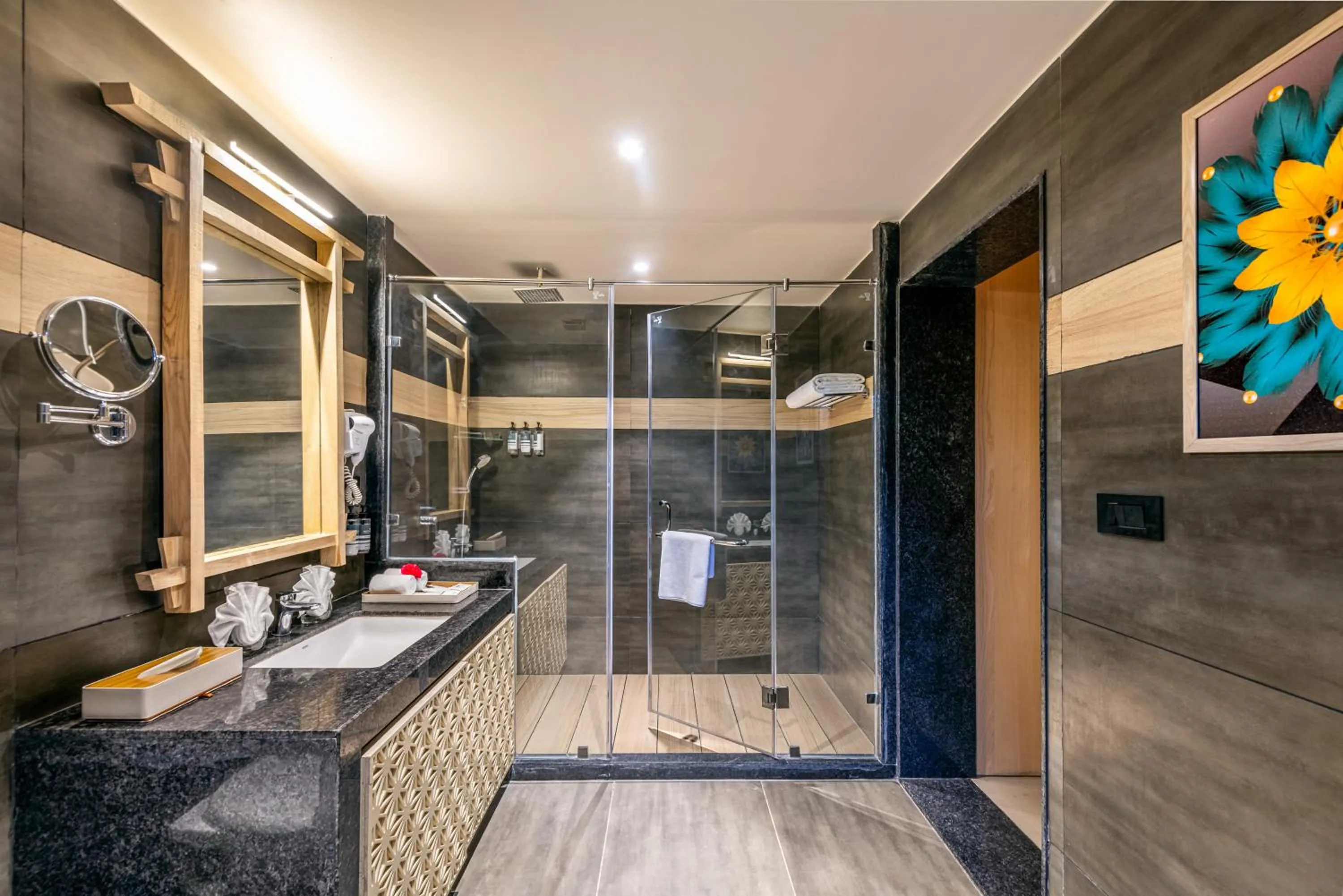 Shower in Ananta Spa & Resort Jaipur