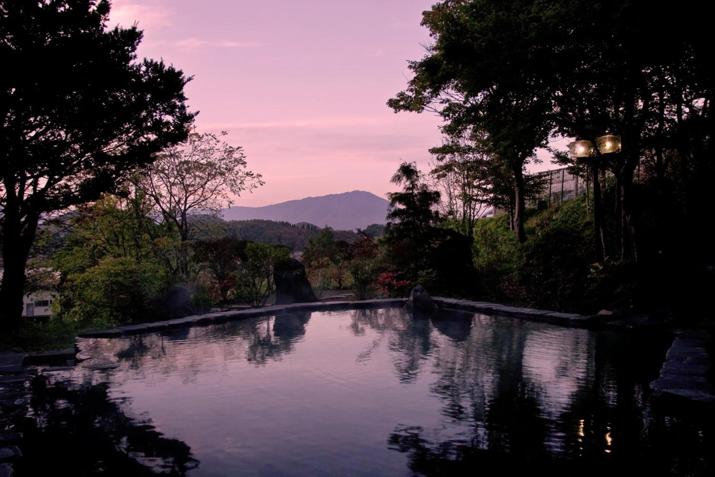 Sunset in Hotel Taikan