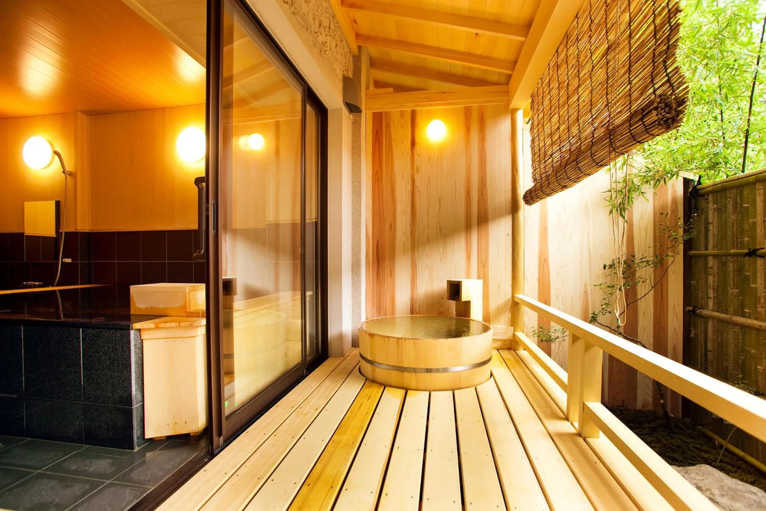 Hot Spring Bath in Hotel Taikan